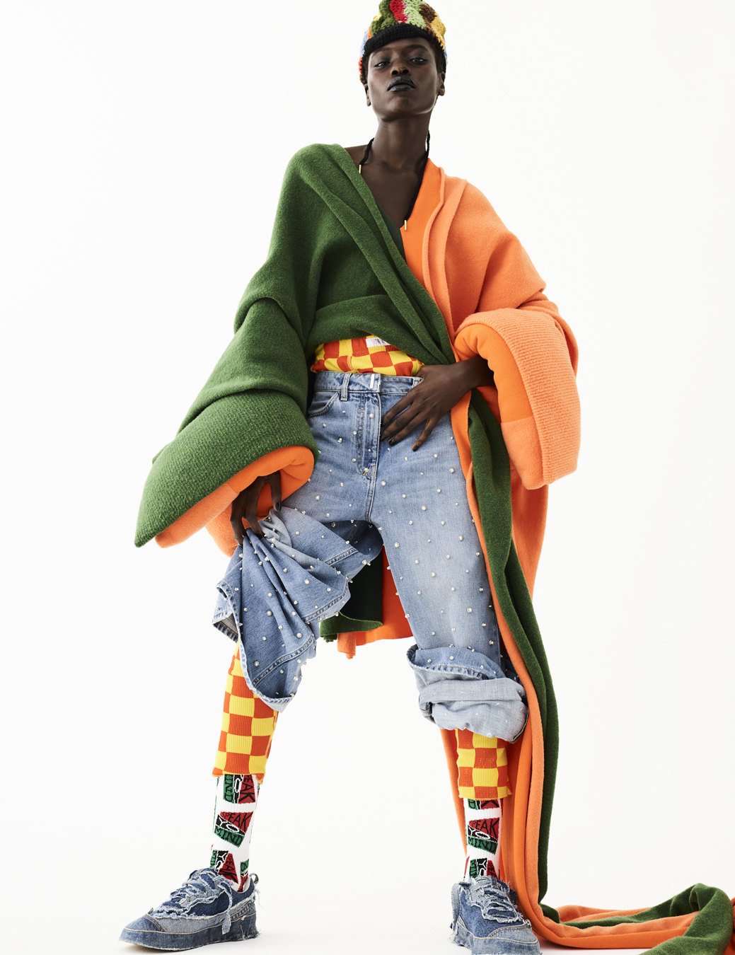 Model Awar Odhiang in i-D no.369 The Ultra! Issue, Fall 2022