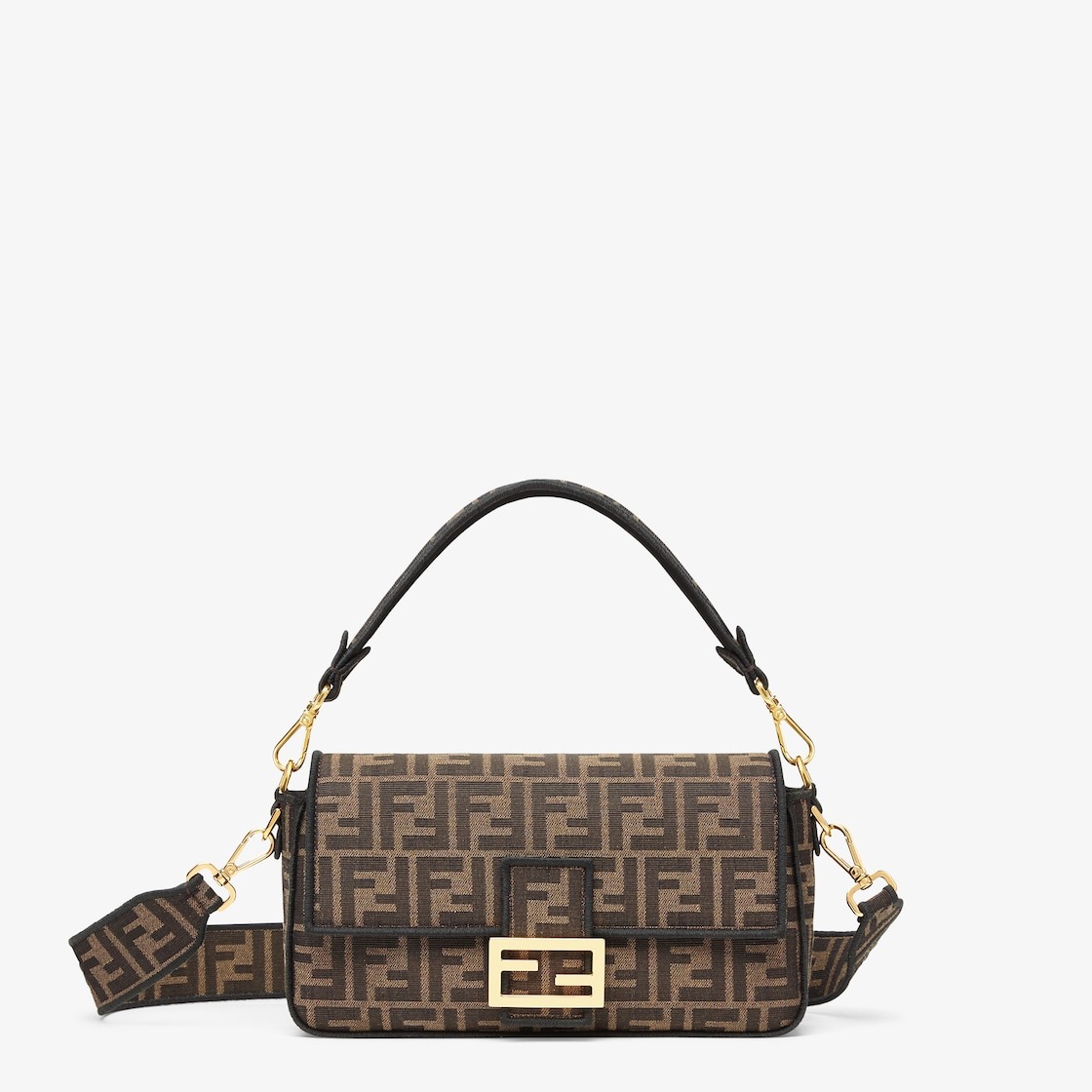 brown fendi baguette