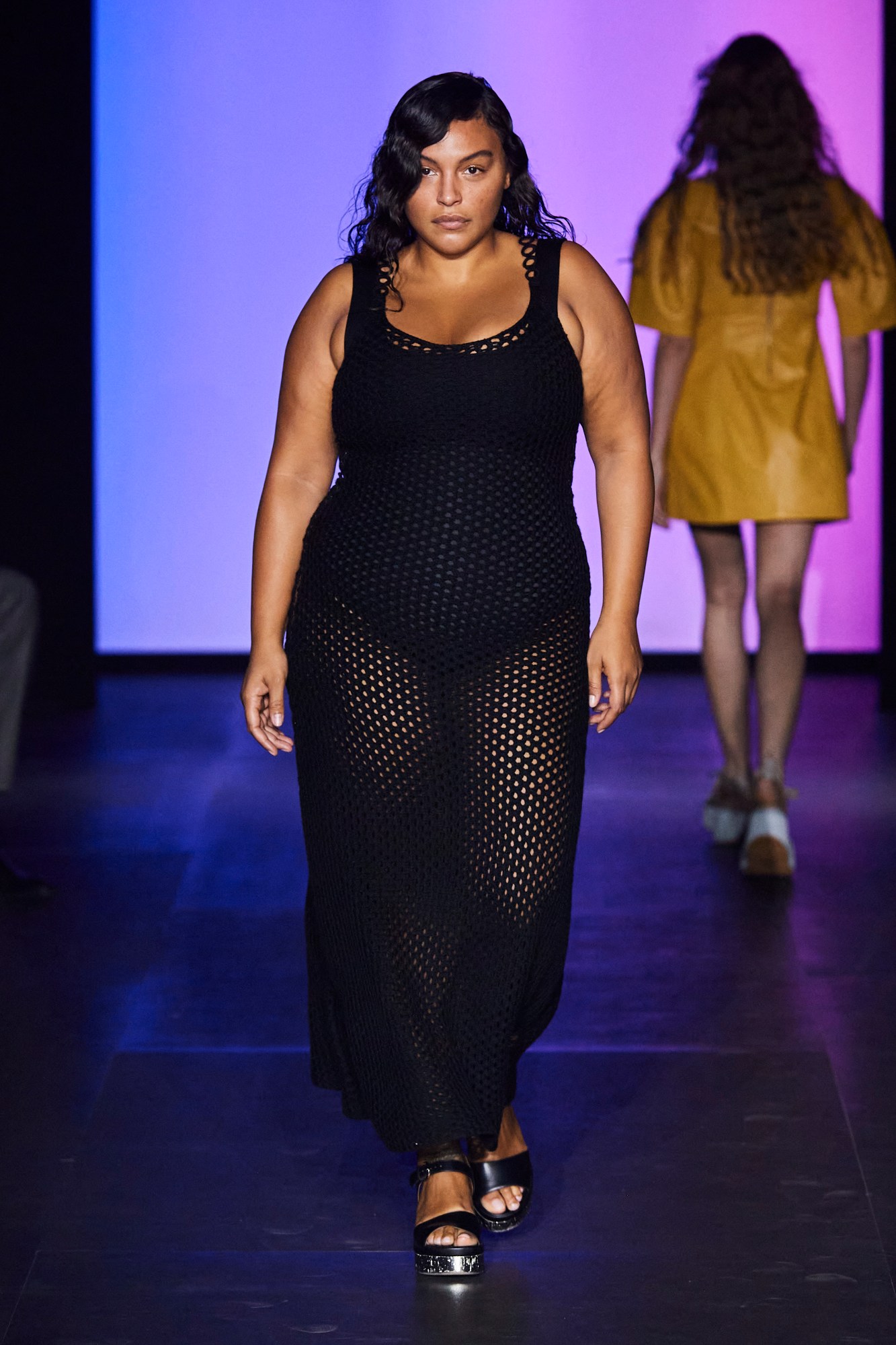 Paloma Elsesser walking for Chloé SS23