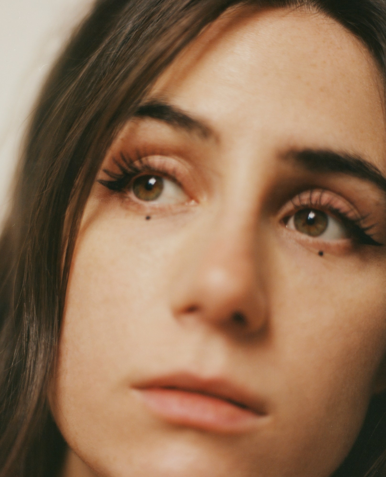 close up of dodie's face