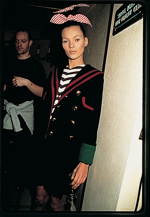 Photo of Kate Moss in the Raf Simons guest edited issue of I-D the inspiration issue, February 2001