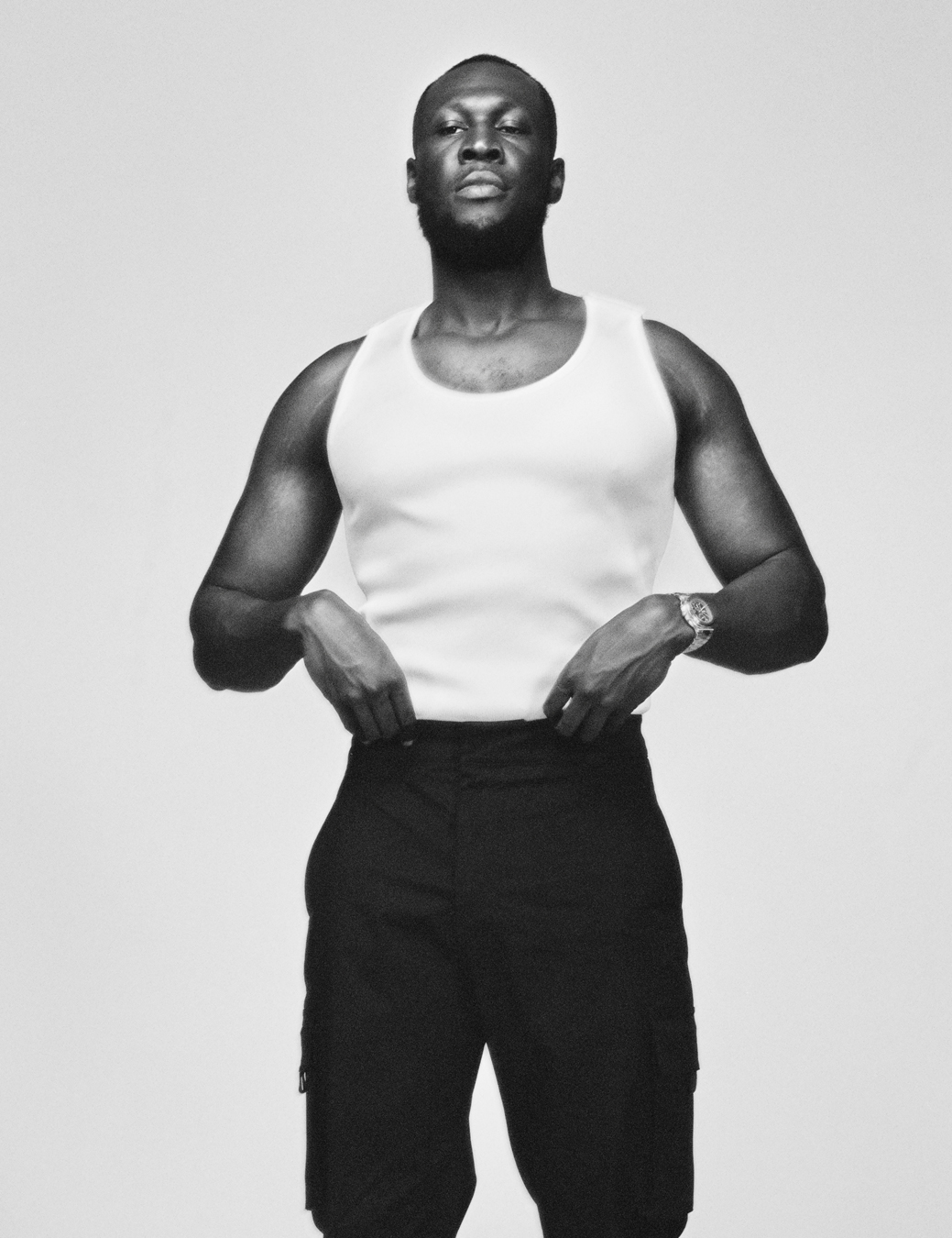 Stormzy in his cover story for i-D’s The Royalty Issue, no. 370, Winter 2022