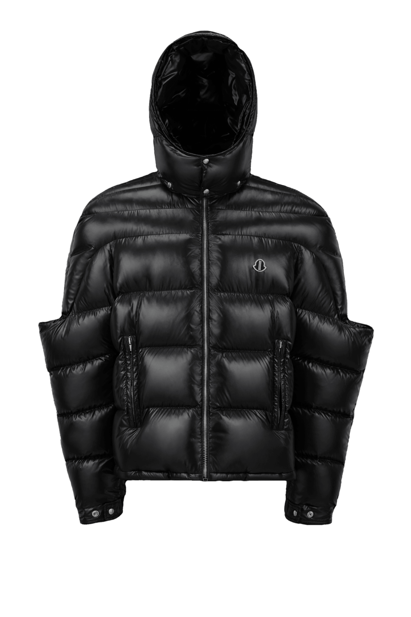 A front-facing image of the Rick Owens x Moncler Maya 70 puffer jacket