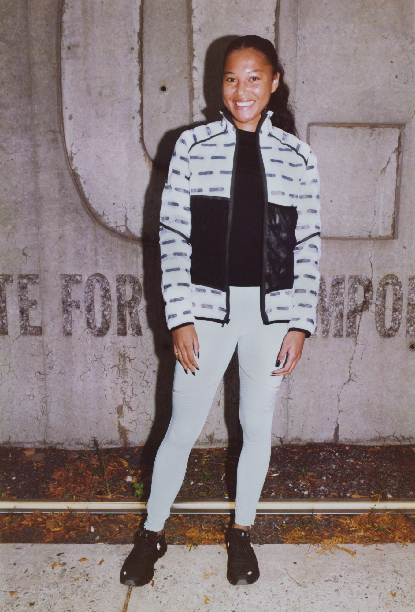 portrait of aaliyah miller standing outside moma ps1