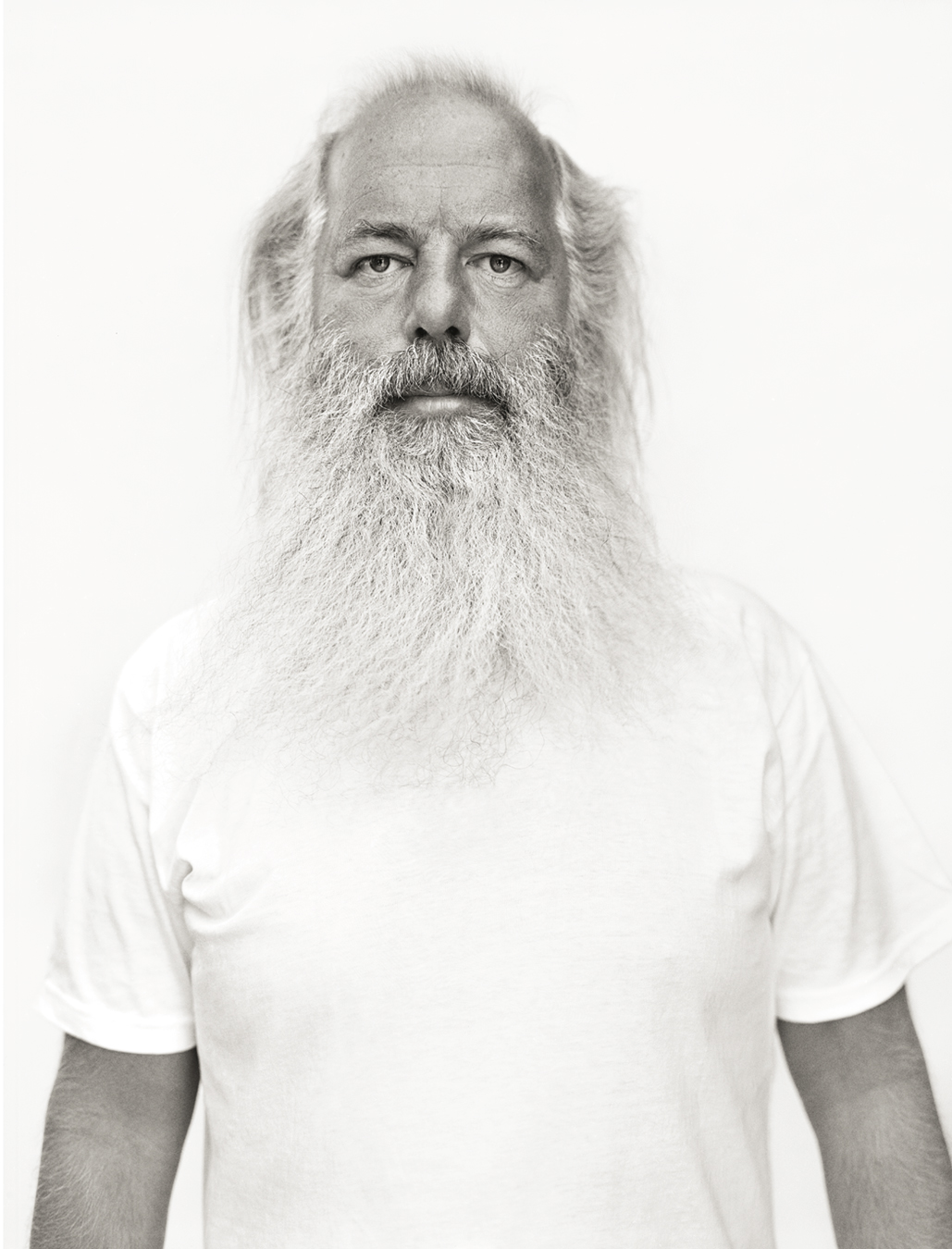 Rick Rubin photographed by Glen Luchford for i-D’s The Royalty Issue, no. 370, Winter 2022