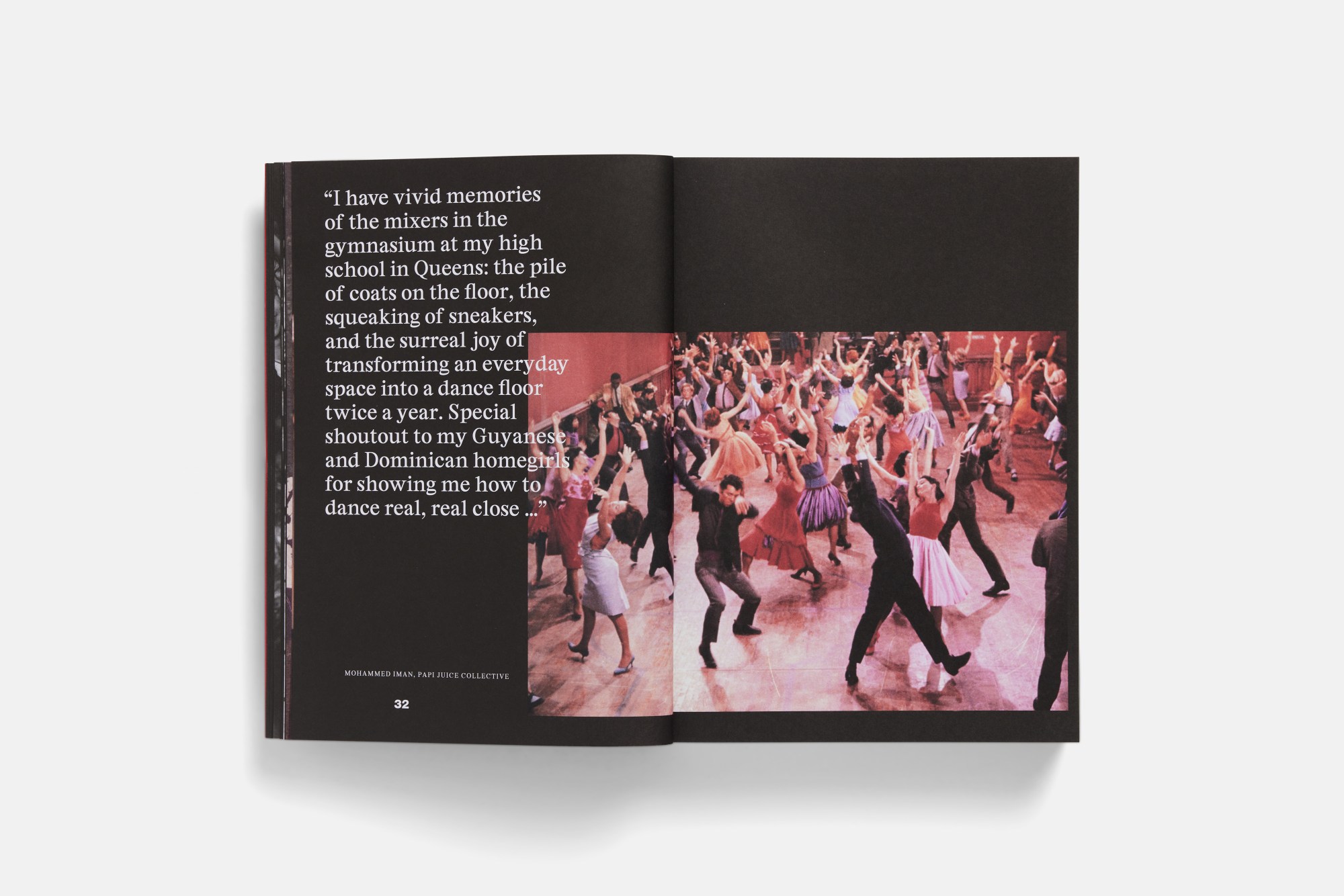 on the dance floor a24 book spread