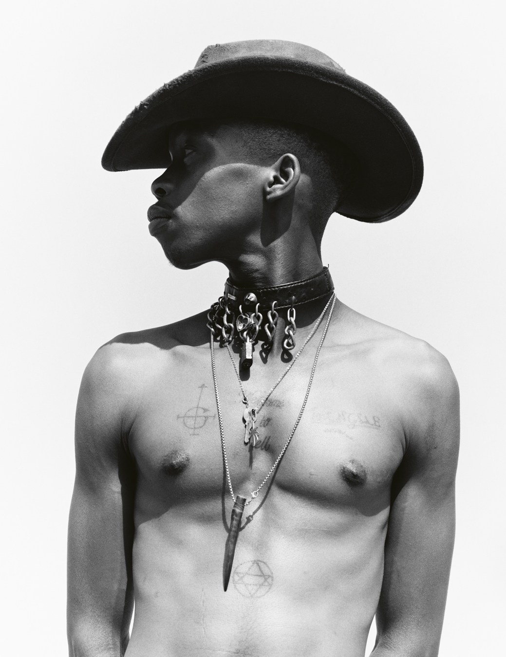 Botswana's heavy metal scene in cowboy outfits photographed by Oliver Hadlee Pearch for i-D’s The Royalty Issue, no. 370, Winter 2022