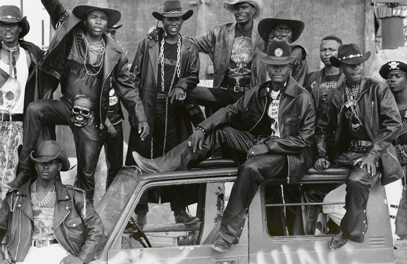 Botswana's heavy metal scene in cowboy outfits photographed by Oliver Hadlee Pearch for i-D’s The Royalty Issue, no. 370, Winter 2022