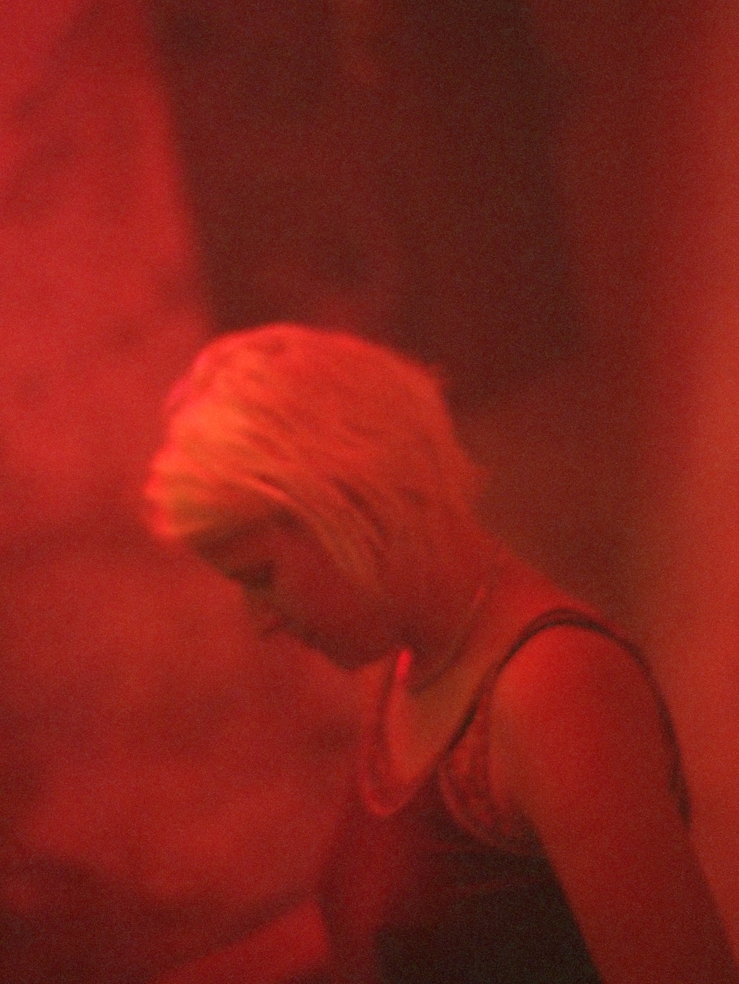 Photograph by Paul Graham of a girl in a nightclub in the 90s from the 1999 book End Of An Age, and featured in i-D’s The Royalty Issue, no. 370, Winter 2022