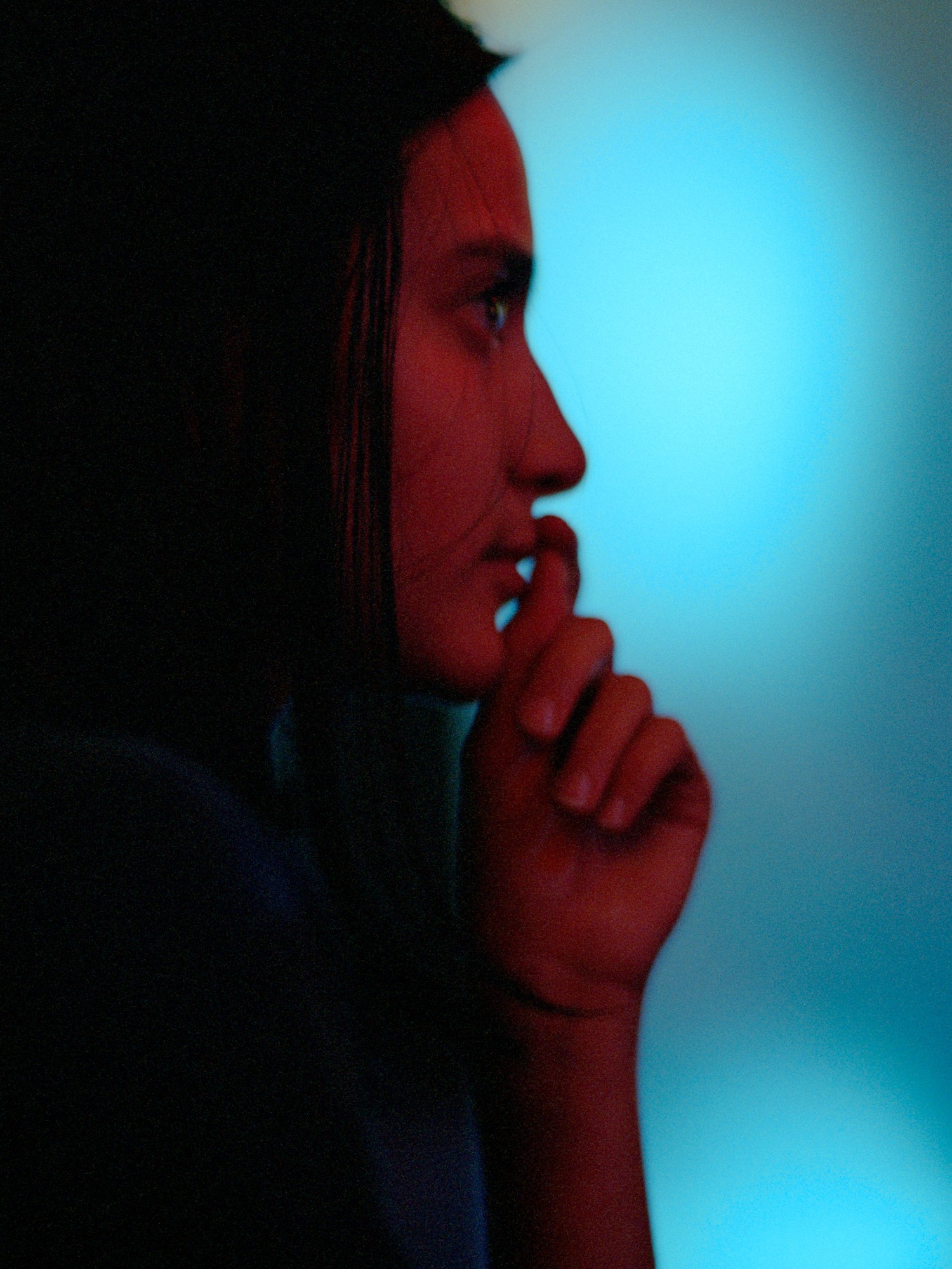 Photograph by Paul Graham of a girl in a nightclub in the 90s from the 1999 book End Of An Age, and featured in i-D’s The Royalty Issue, no. 370, Winter 2022