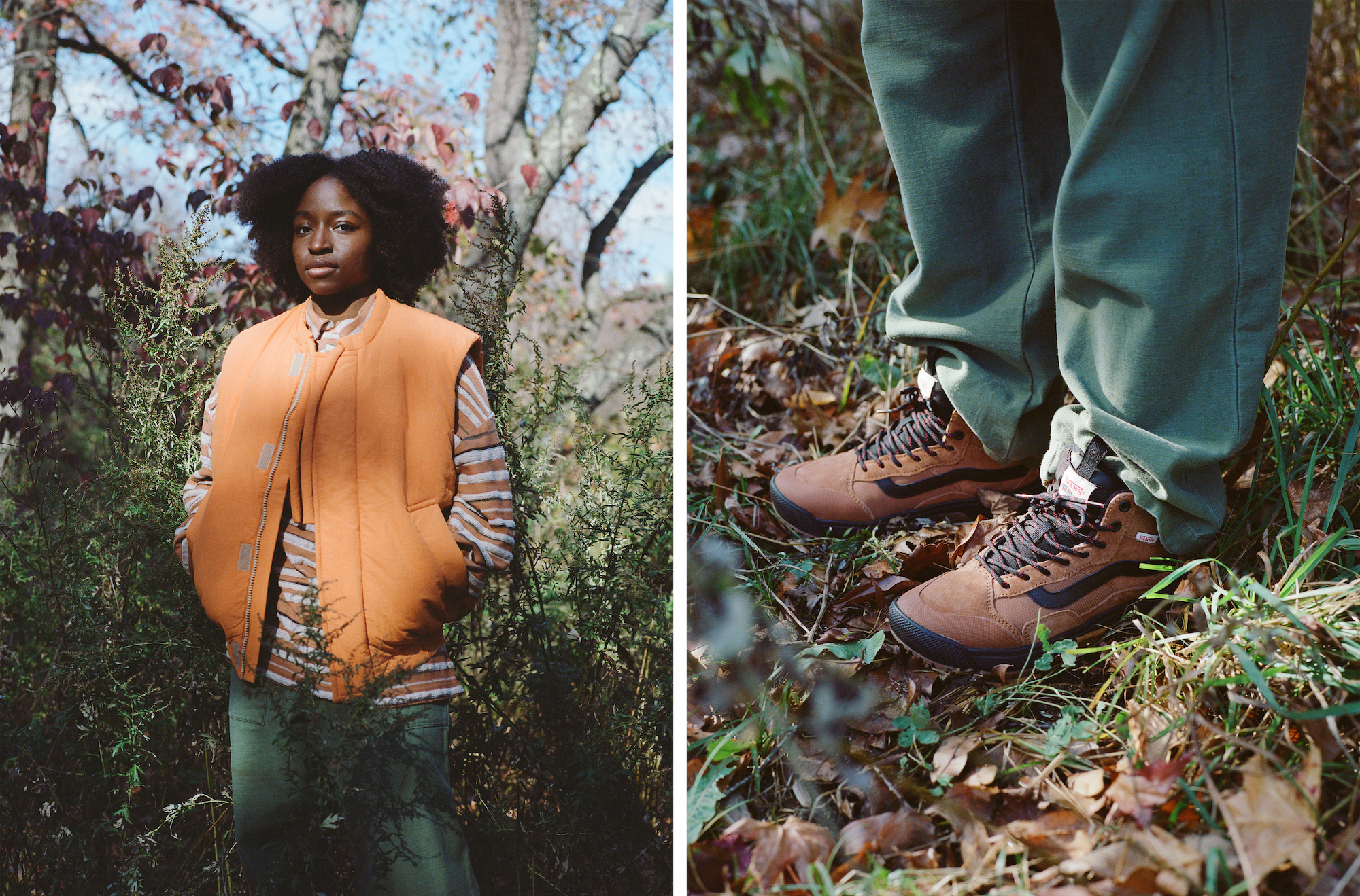 portraits of brown girls climb wearing vans