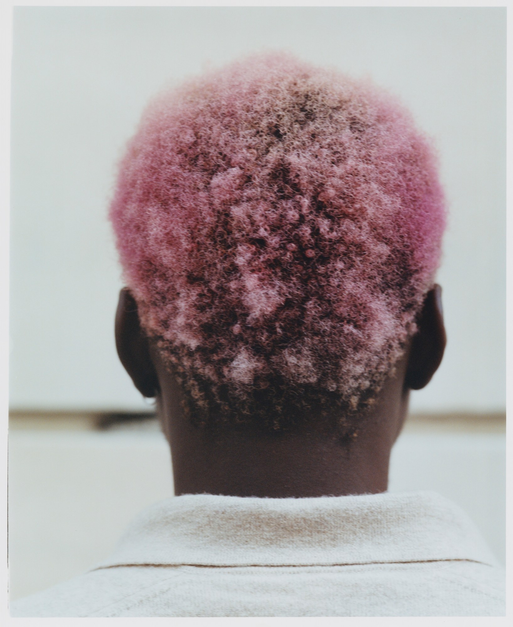 Portrait of the back of Marco Ribeiro's head by Otman Qrita for i-D