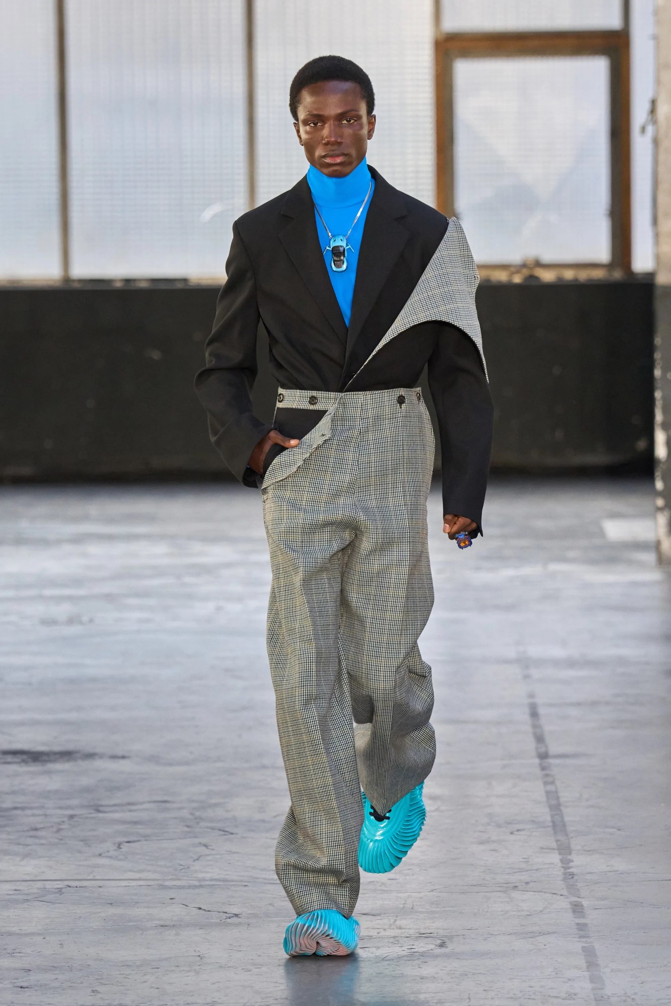 Model walking for Botter at Paris Fashion Week Men's AW23