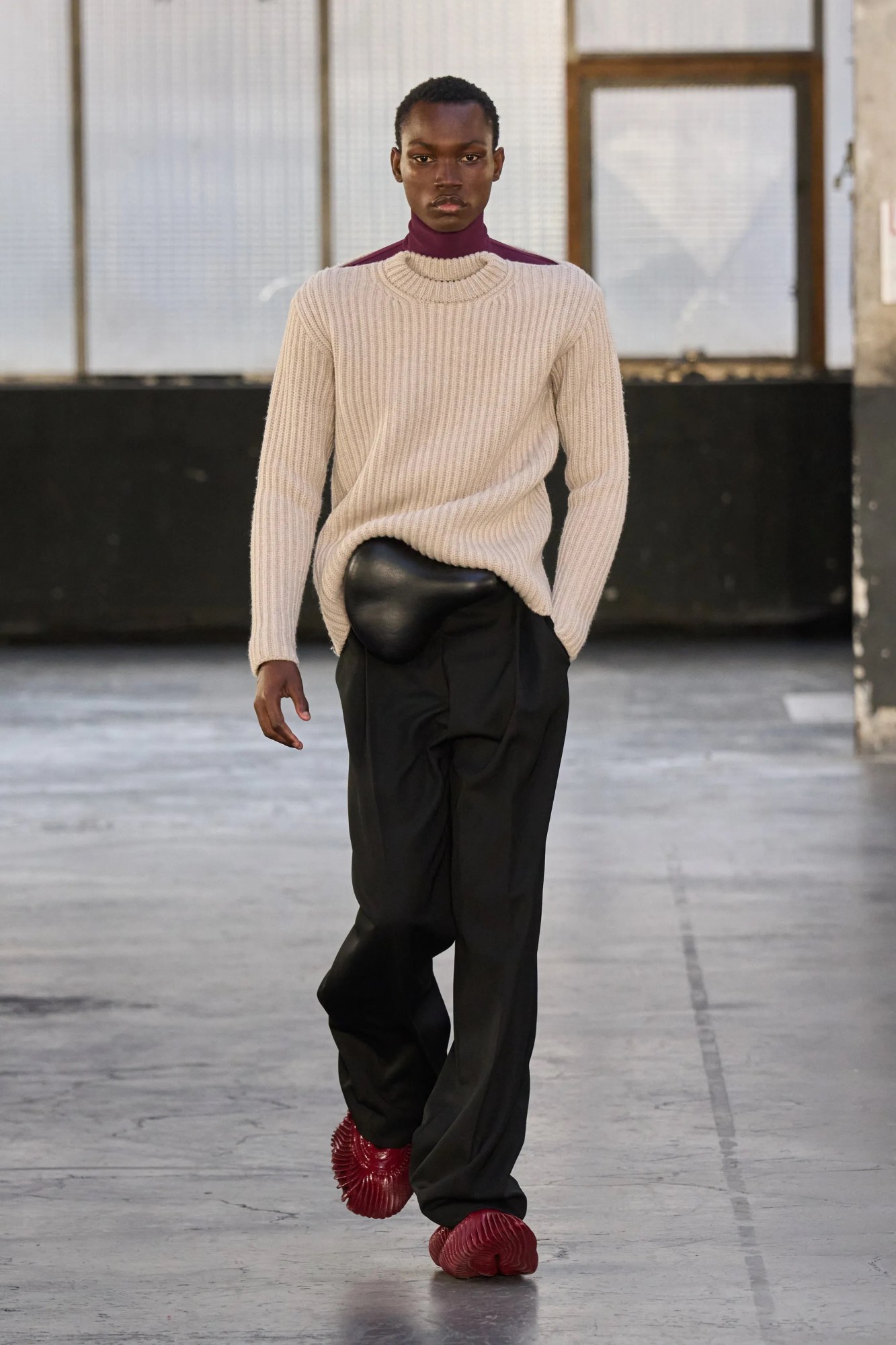 Model walking for Botter at Paris Fashion Week Men's AW23