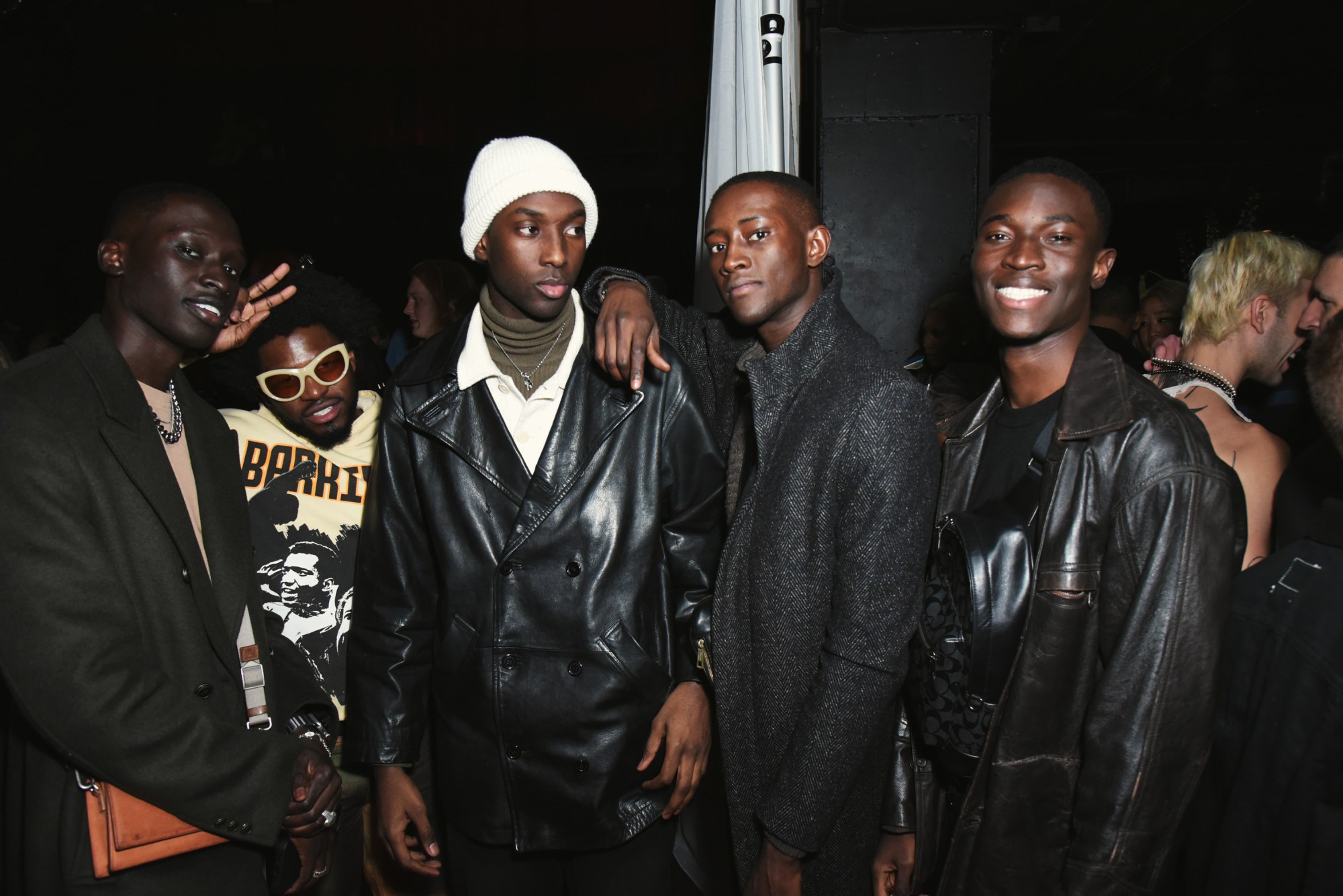 photos of the crowd at the i-D calvin klein syky nyfw party