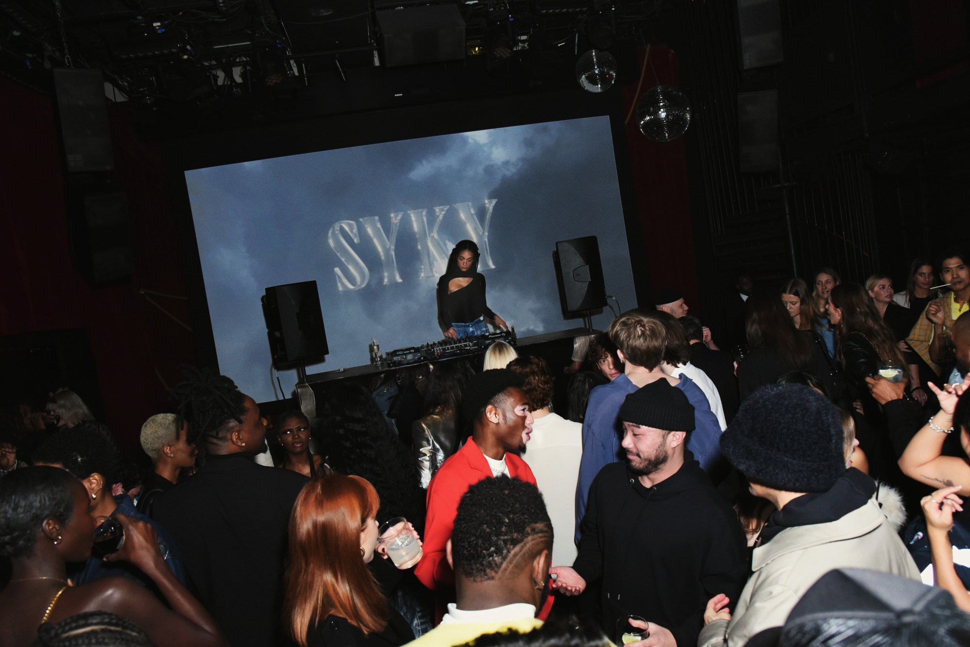 photos of the crowd at the i-D calvin klein syky nyfw party