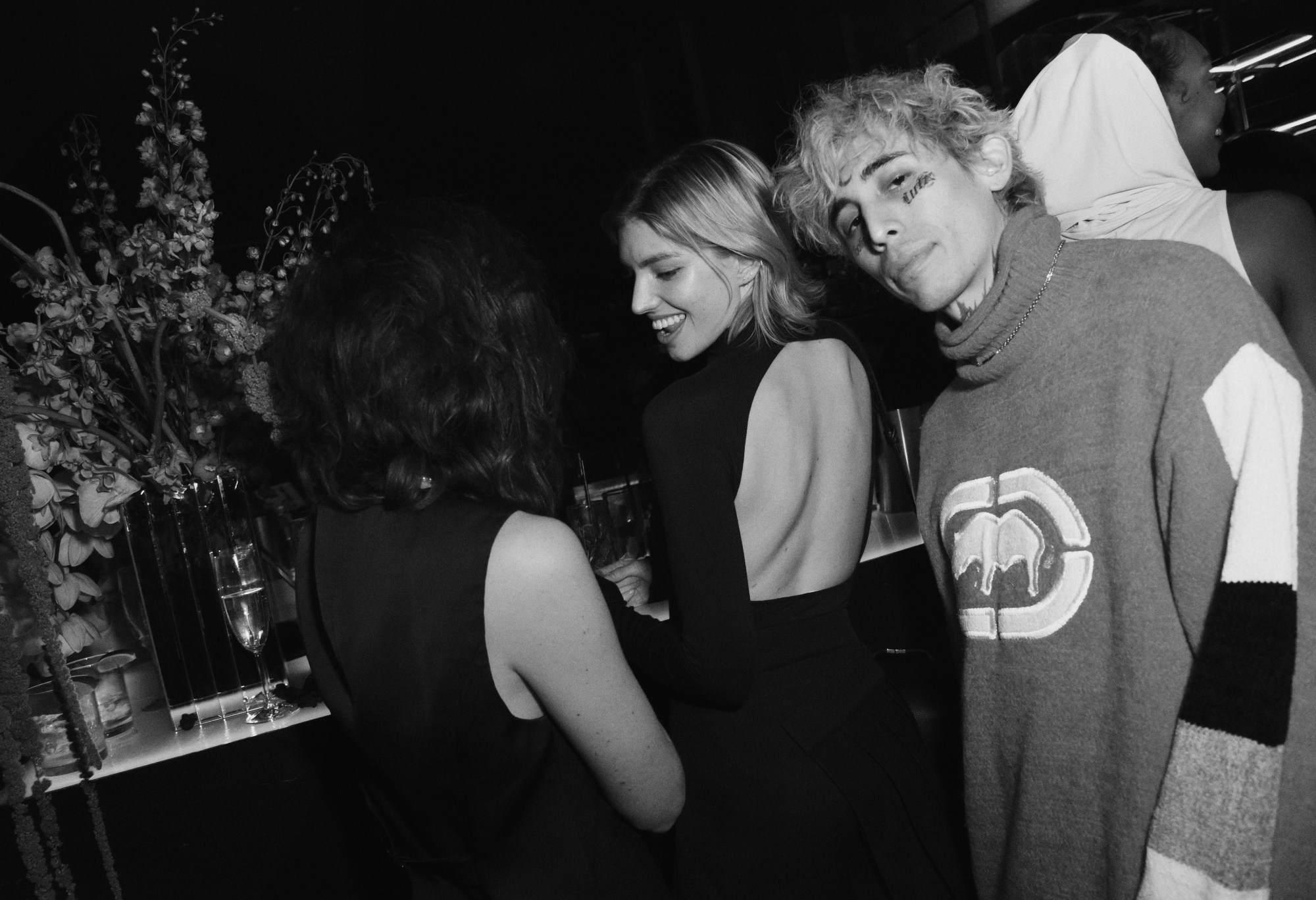 photos of the crowd at the i-D calvin klein syky nyfw party