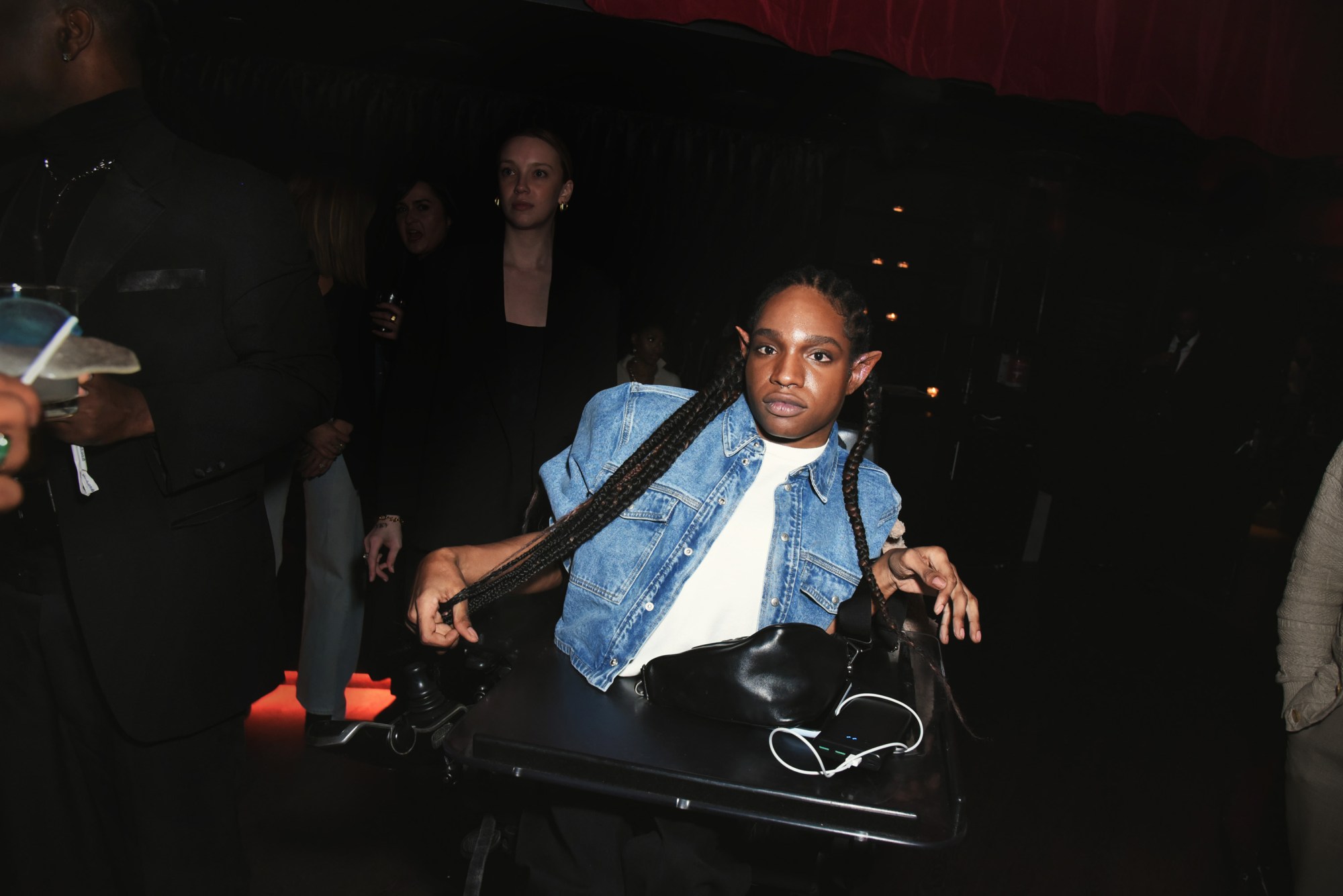 photos of the crowd at the i-D calvin klein syky nyfw party