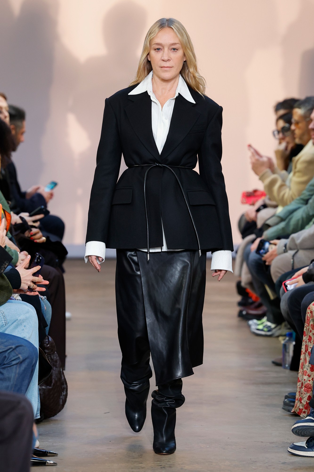 Model walking for Proenza Schouler AW23 at New York Fashion Week