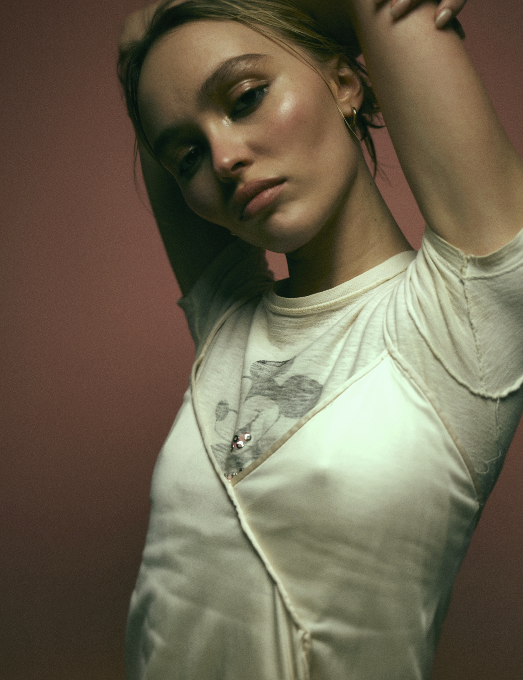 Lily-Rose Depp photographed by Karim Sadli for her cover story in i-D’s The Timeless Issue, no. 371, Spring 2023