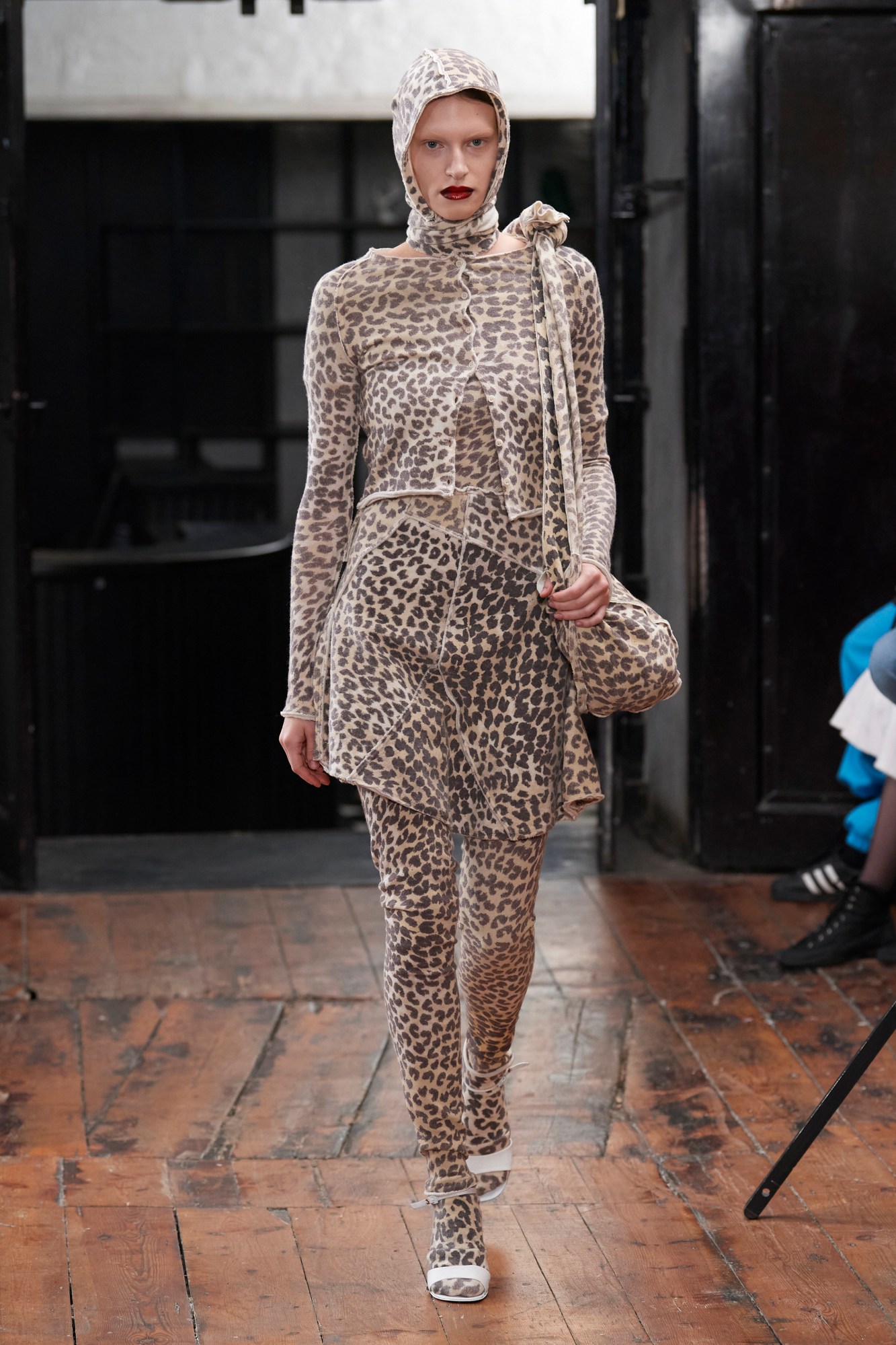 Model walking for Talia Byre AW23 at London Fashion Week