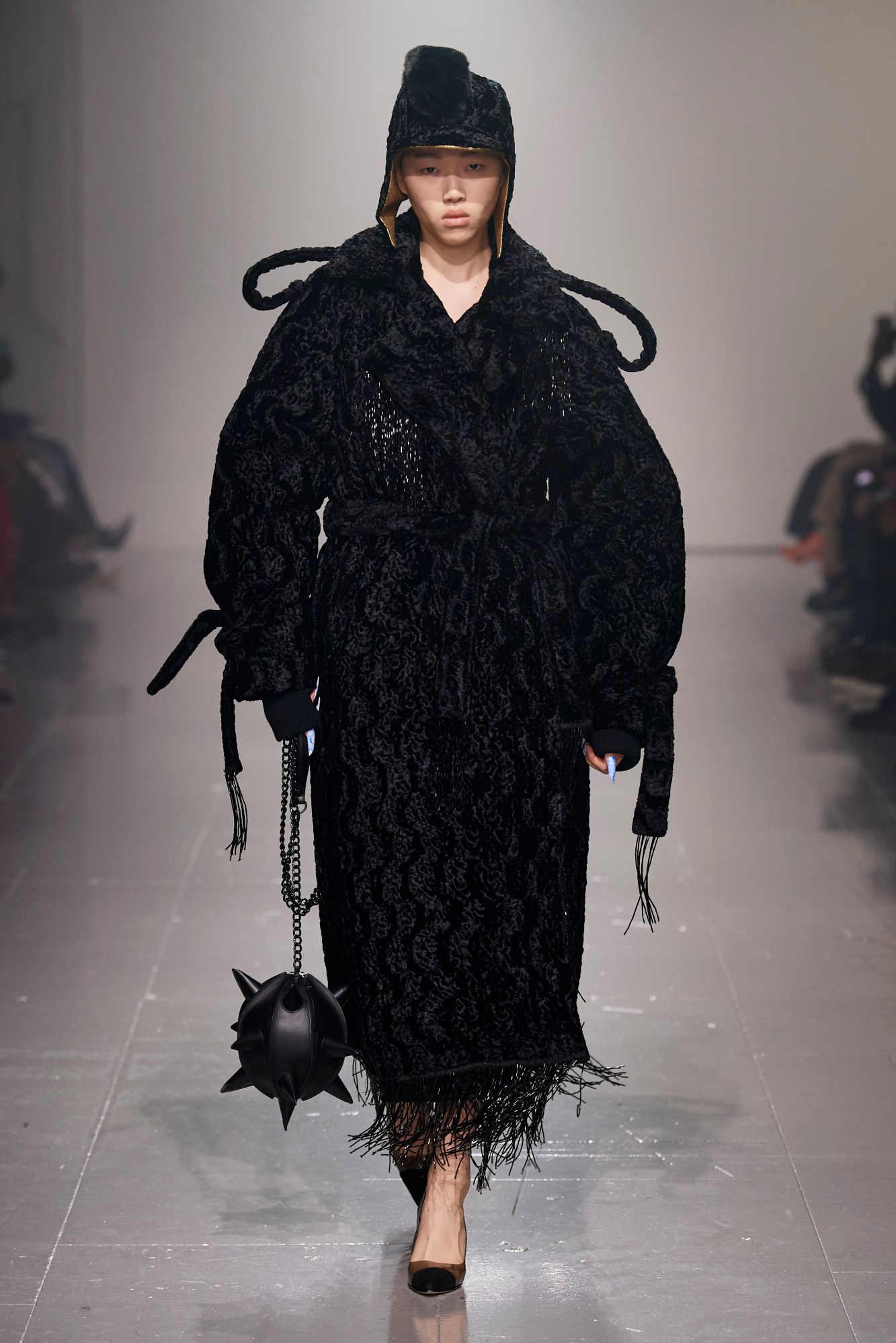 Model walking for Asai AW23 at London Fashion Week