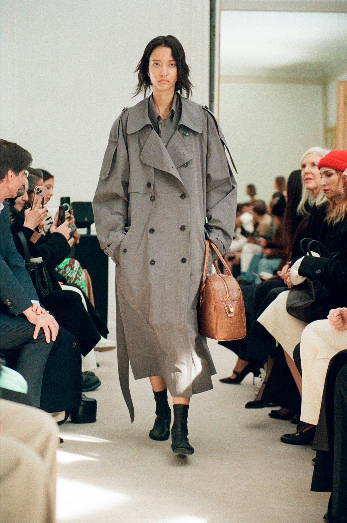 Model walking for The Row AW23