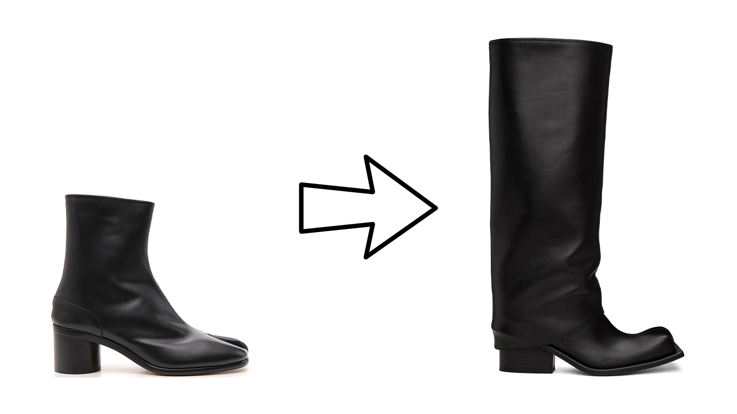 Maison Margiela Tabi boot  and Fidan Novruzova boot