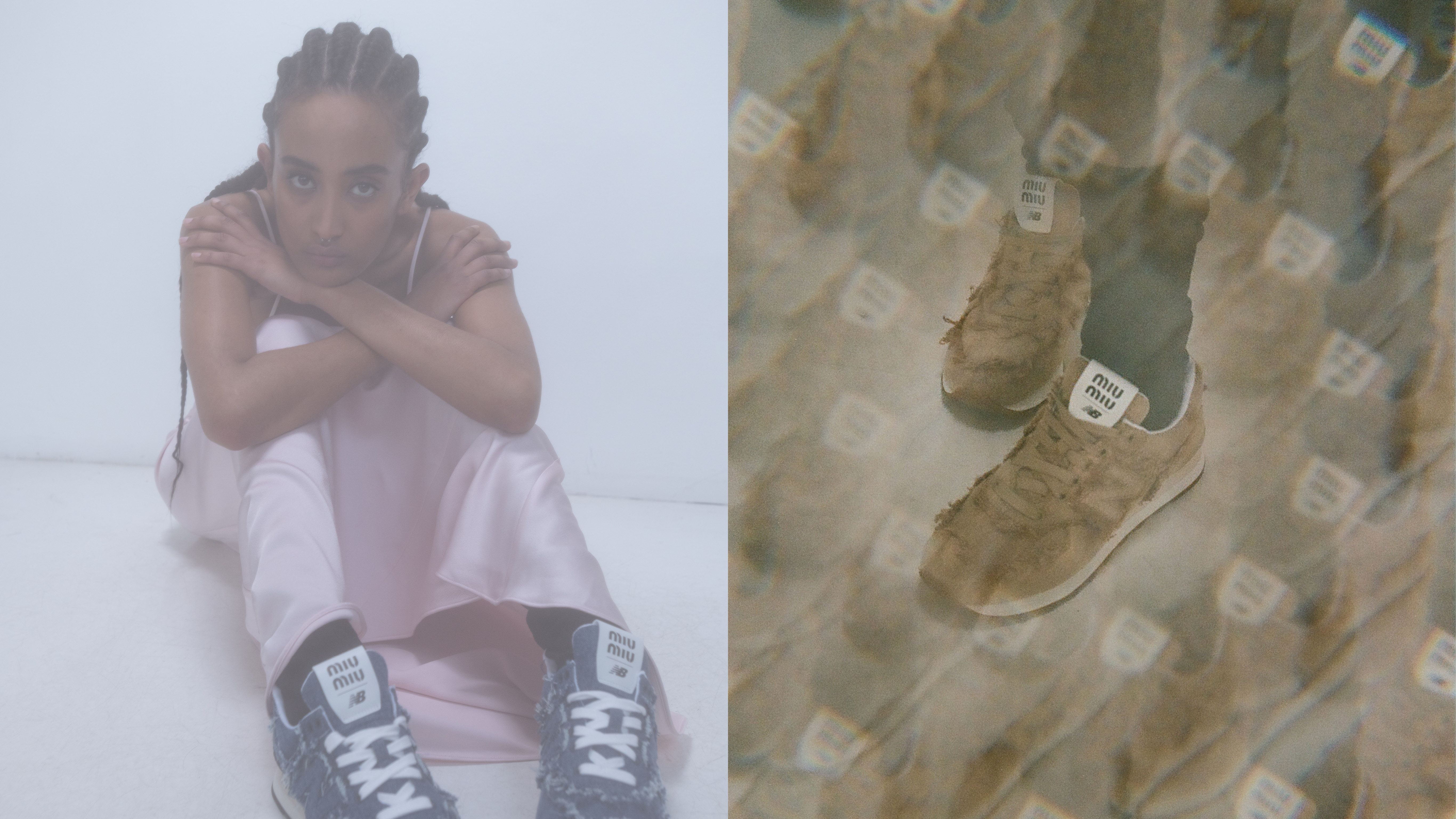 Miu Miu x New Balance's sophisticated take on sportswear