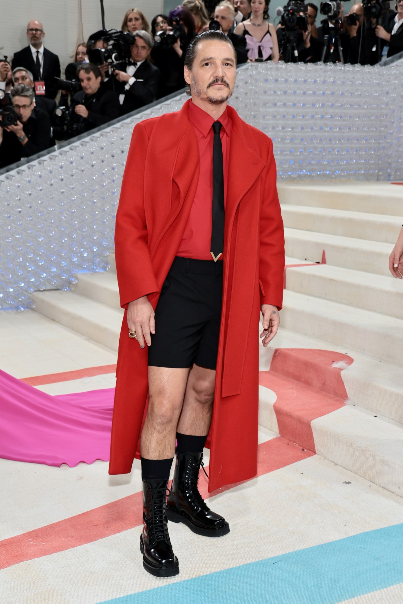 Pedro Pascal in valentino menswear