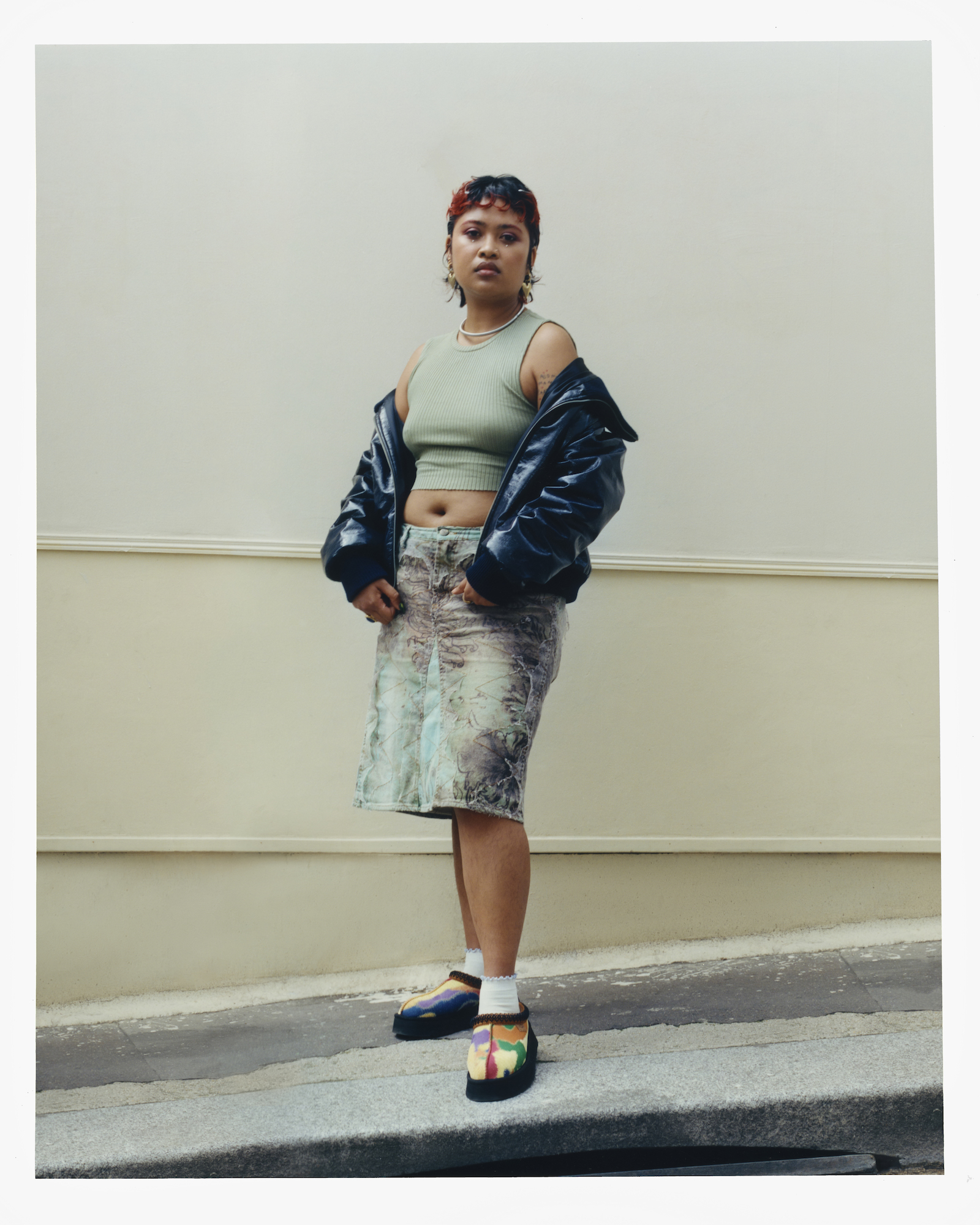 Miangaly Randimbimanana wearing UGG for their pride campaign