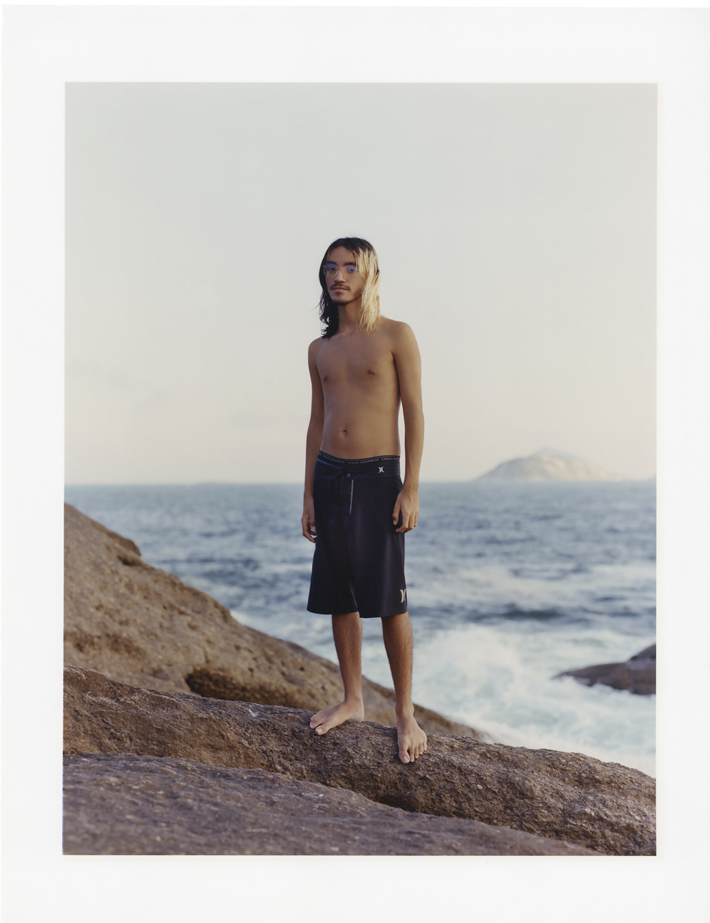 Lucas photographed by Vava Ribero on Arpoador Beach.