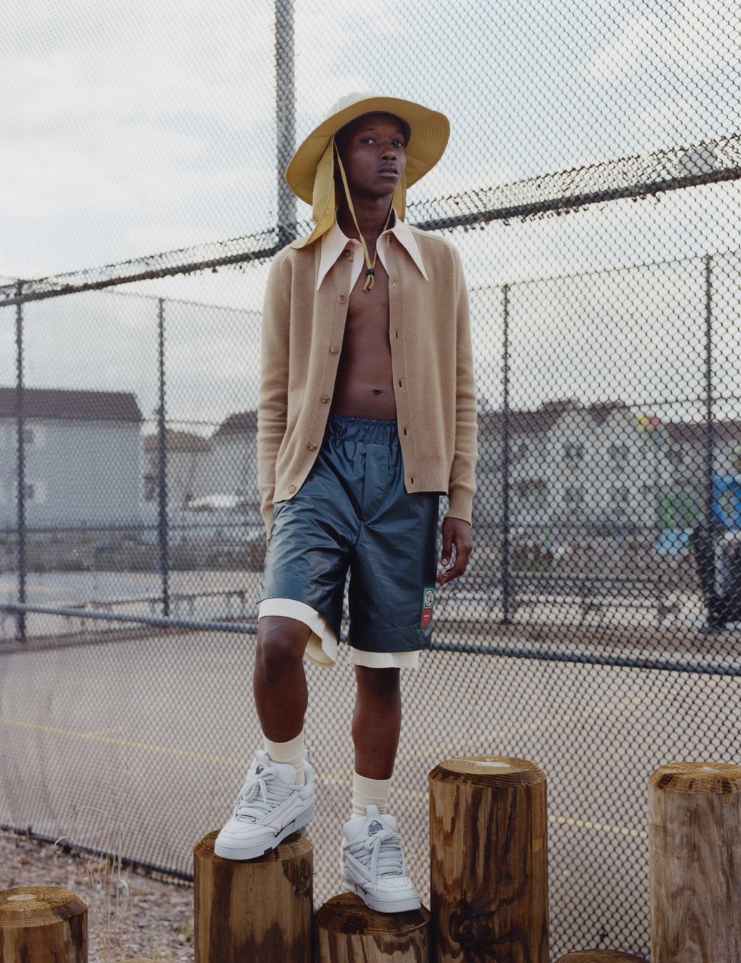 Laru Beya surfer Ahmed by Jeano Edwards in Far Rockaway