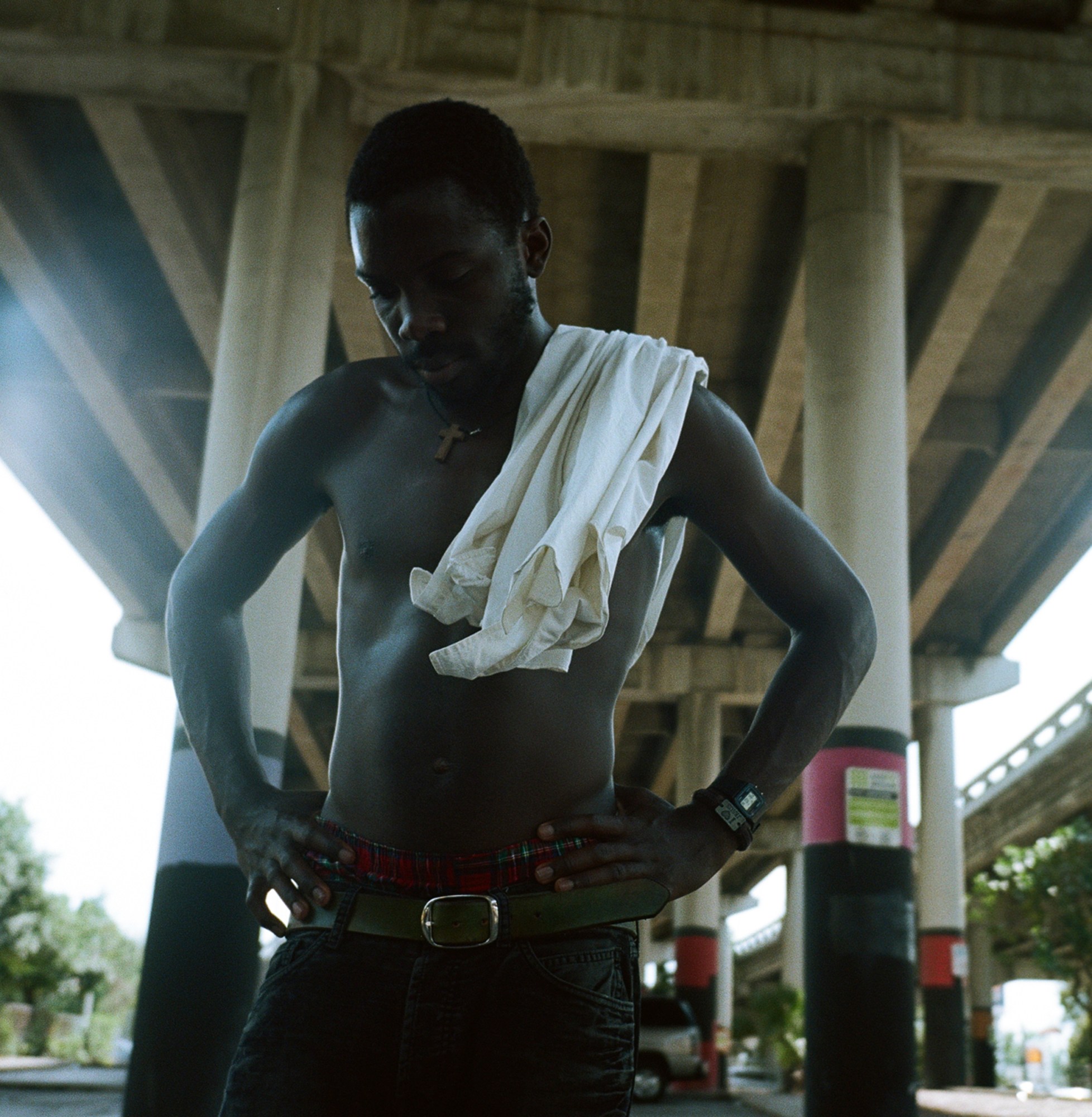 Violet skate crew photographed by Sandy Kim in Miami.