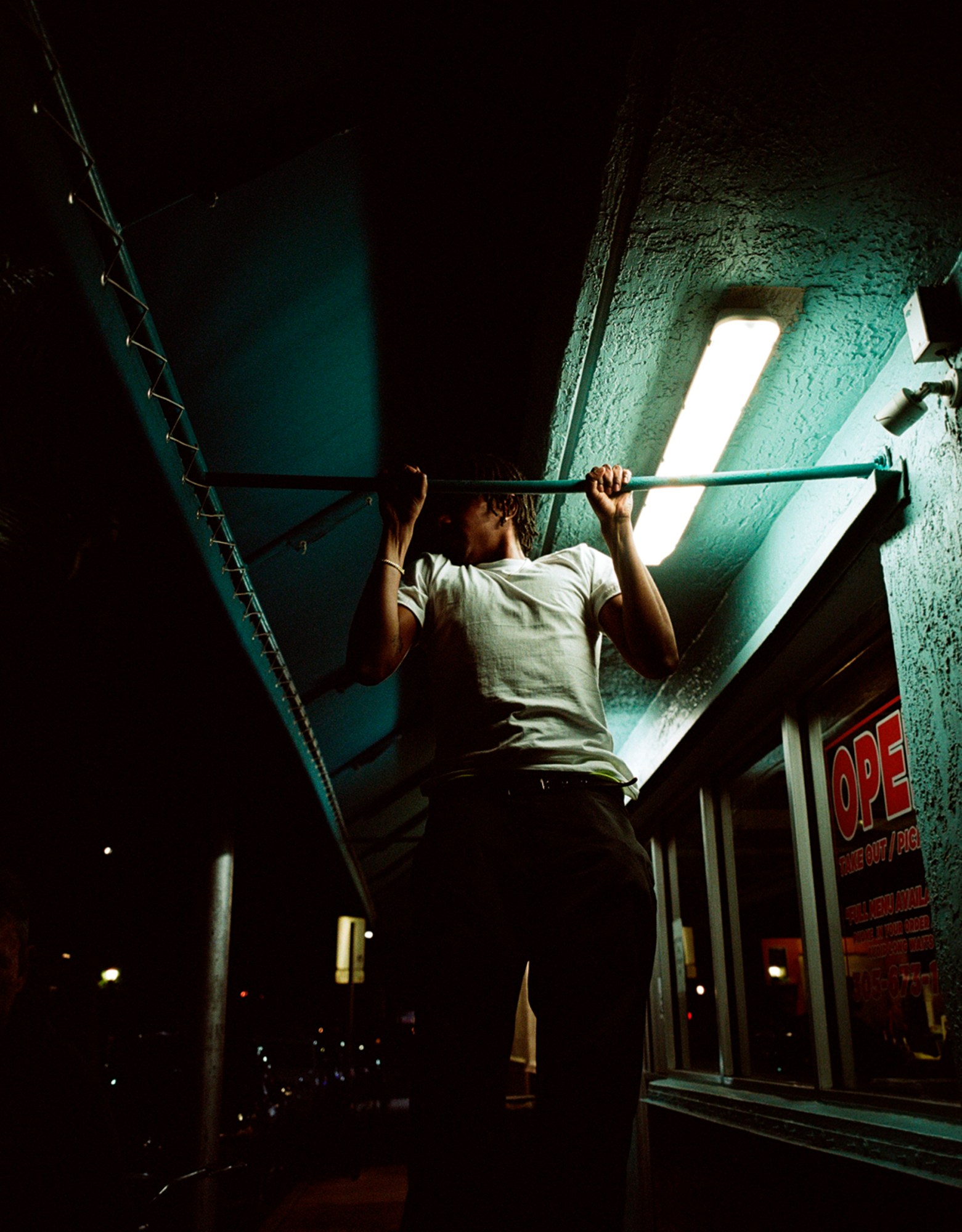 Violet skate crew photographed by Sandy Kim in Miami.