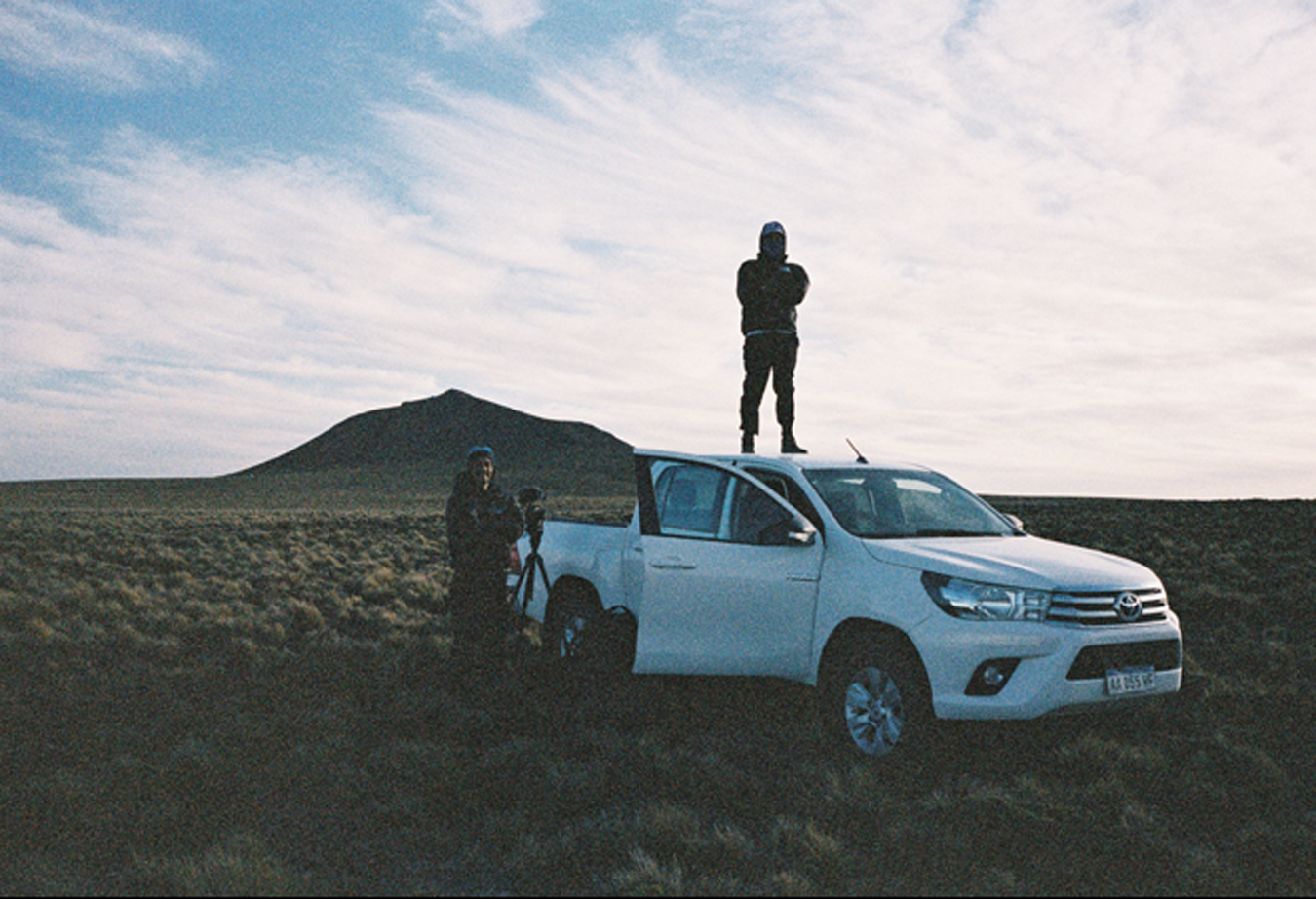 On the Somuncurá plateau in Patagonia, Argentina photographed by Jonny Lu.