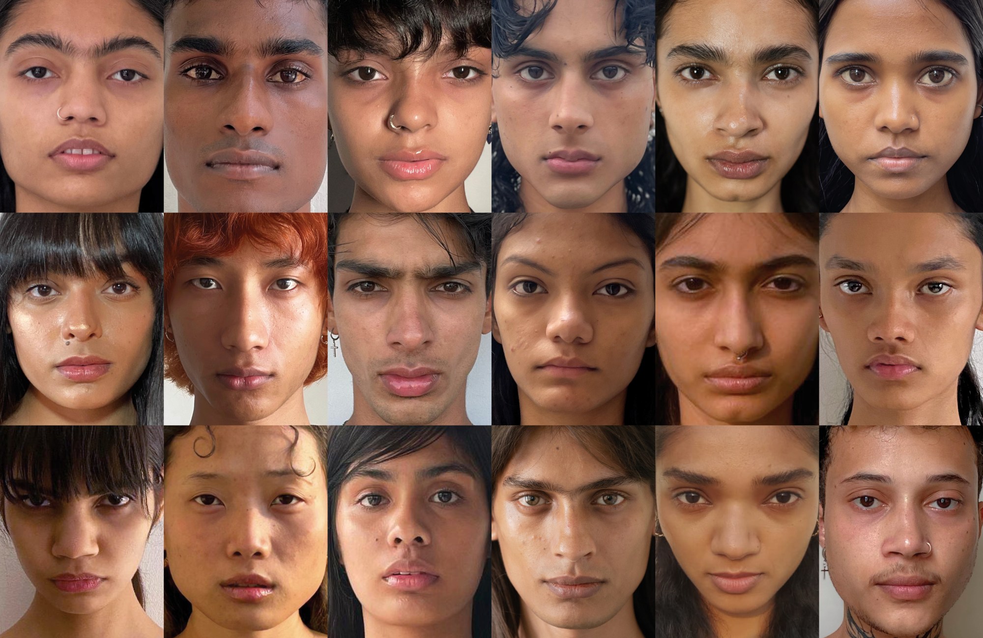 Profiles of models cast by Feat. Artists, India