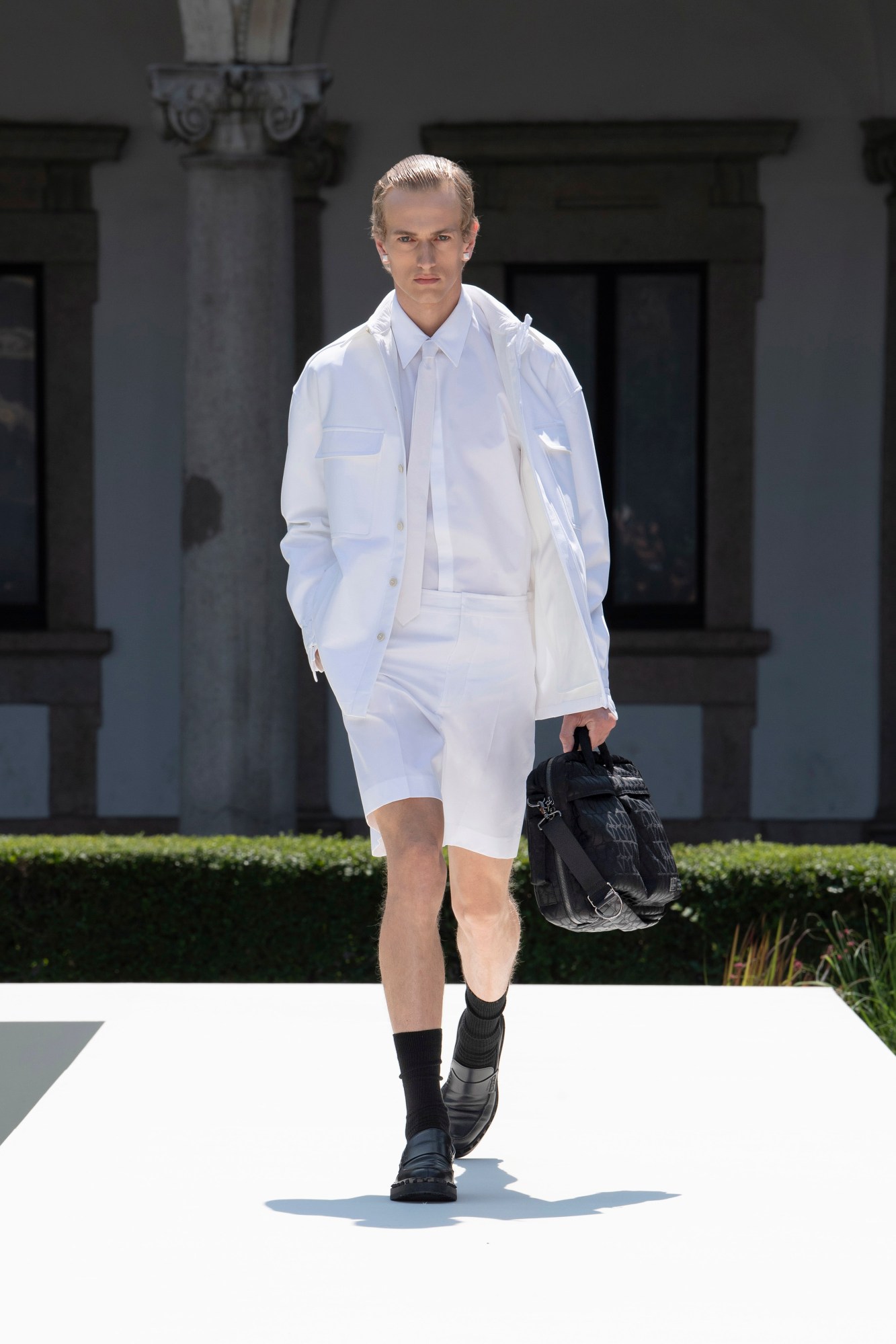 Model walking for Valentino SS24 Men's. Image via Spotlight