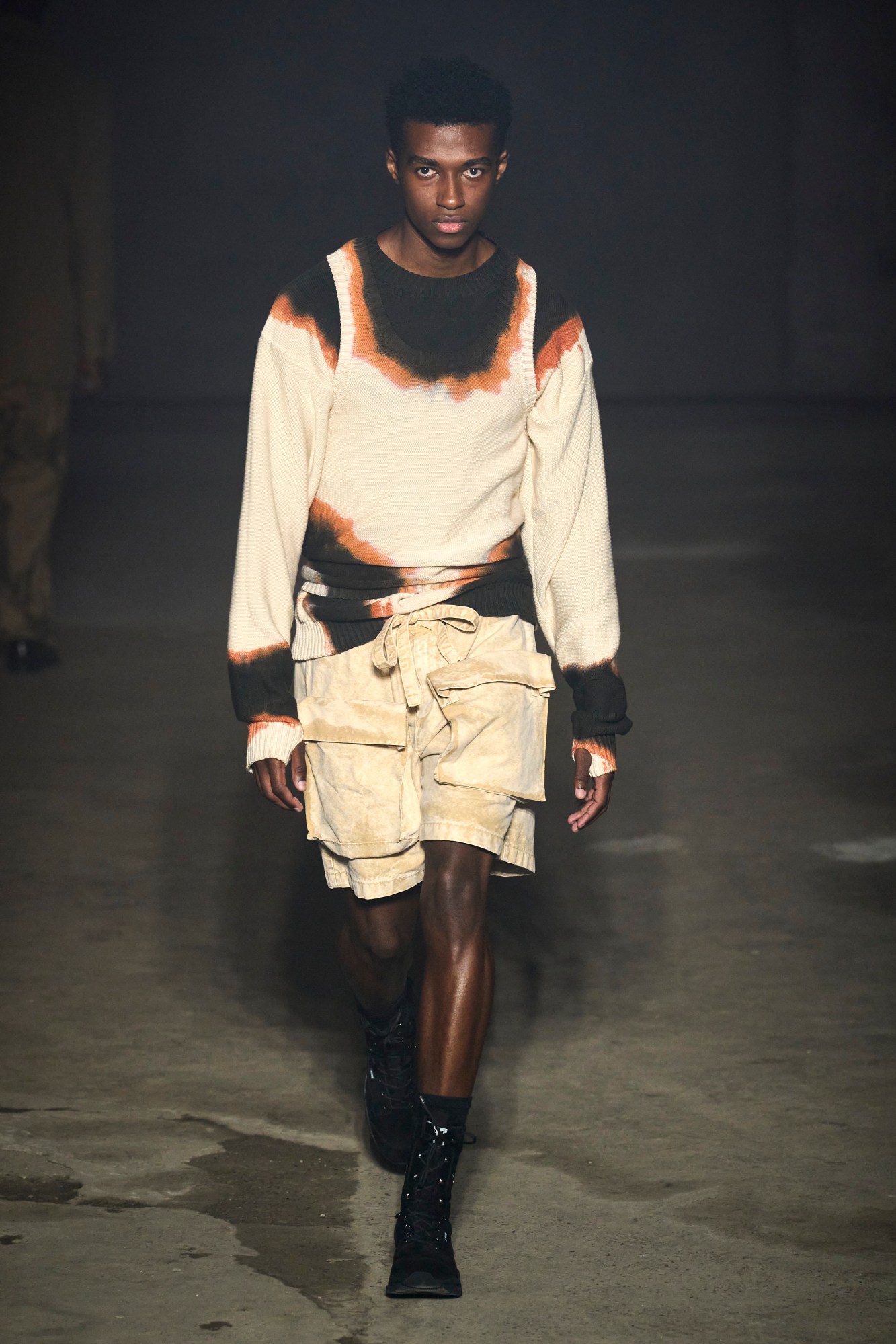 Model walking for MSGM SS24 Men's. Image via Spotlight