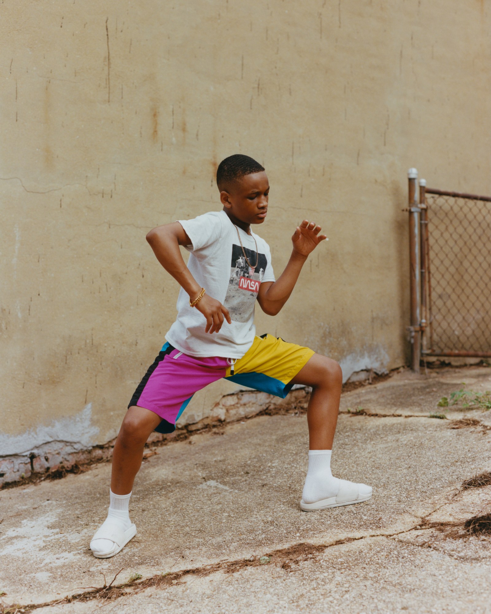 a young dancer named donnie performing in the streets of dc by Nate Langston Palmer