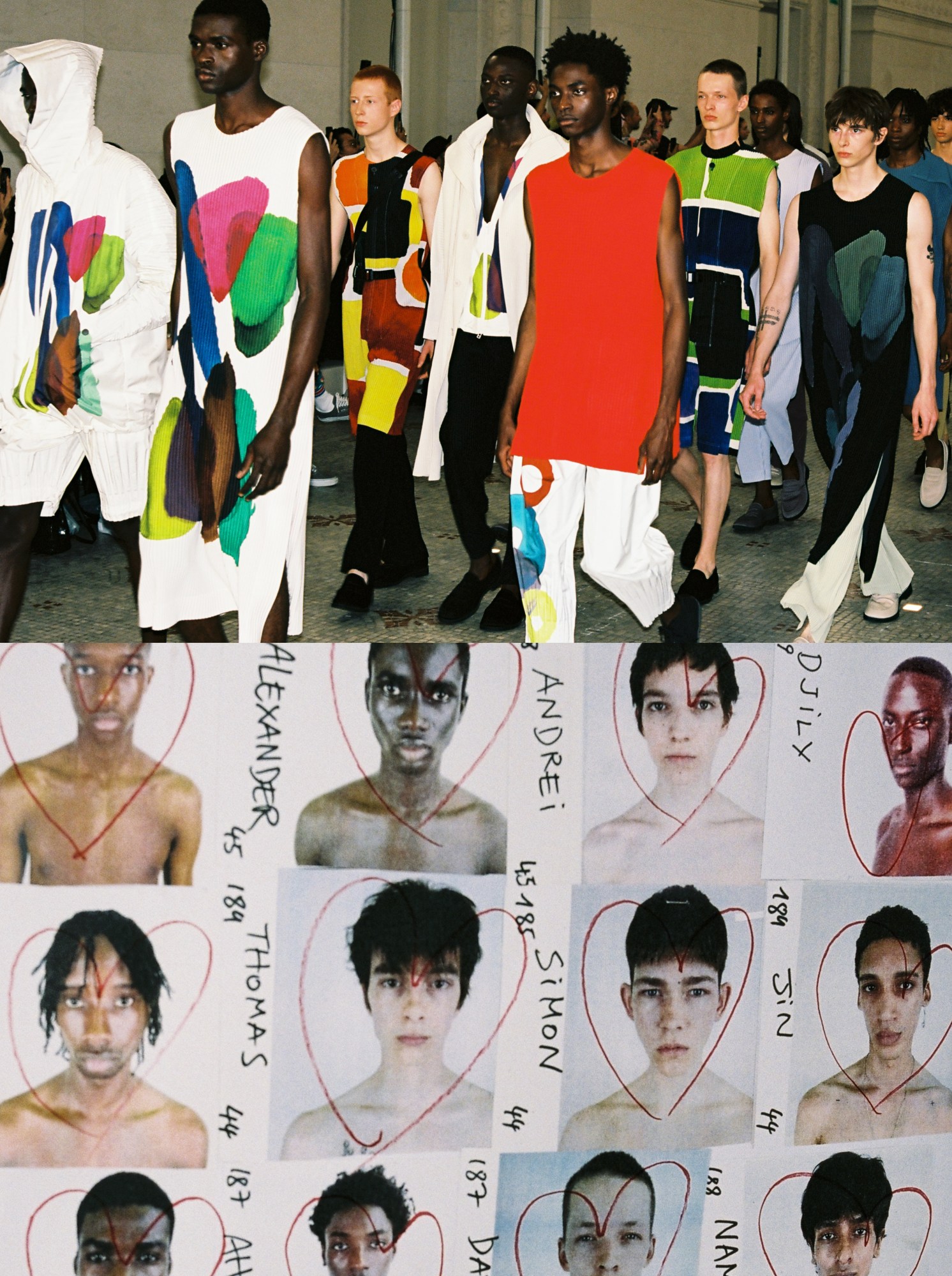 Photograph by Francesc Planes from the Issey Miyake show at Paris Fashion Week Men's SS24