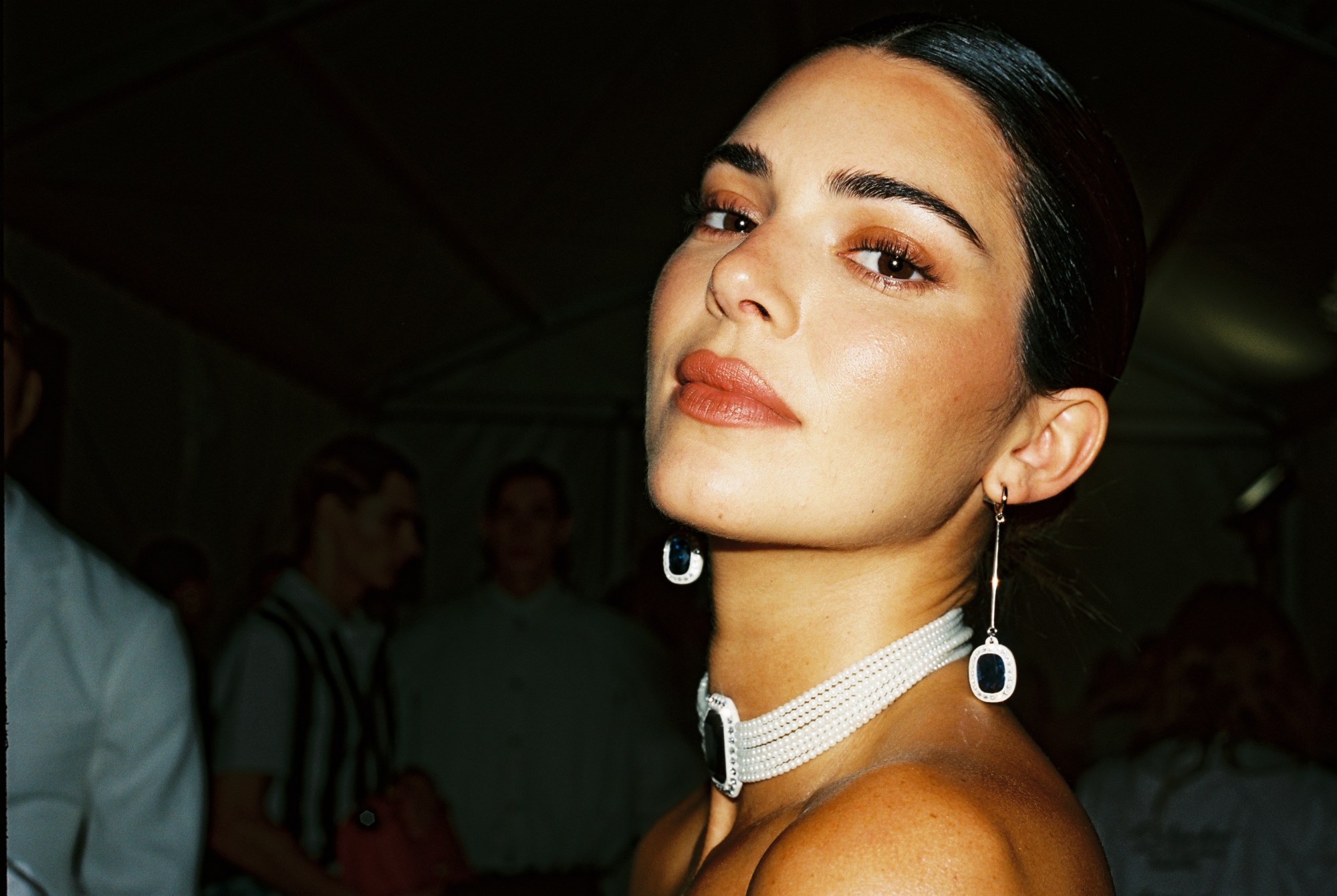 Photograph by Francesc Planes of Kendall Jenner at Jacquemus at Paris Fashion Week Men's SS24