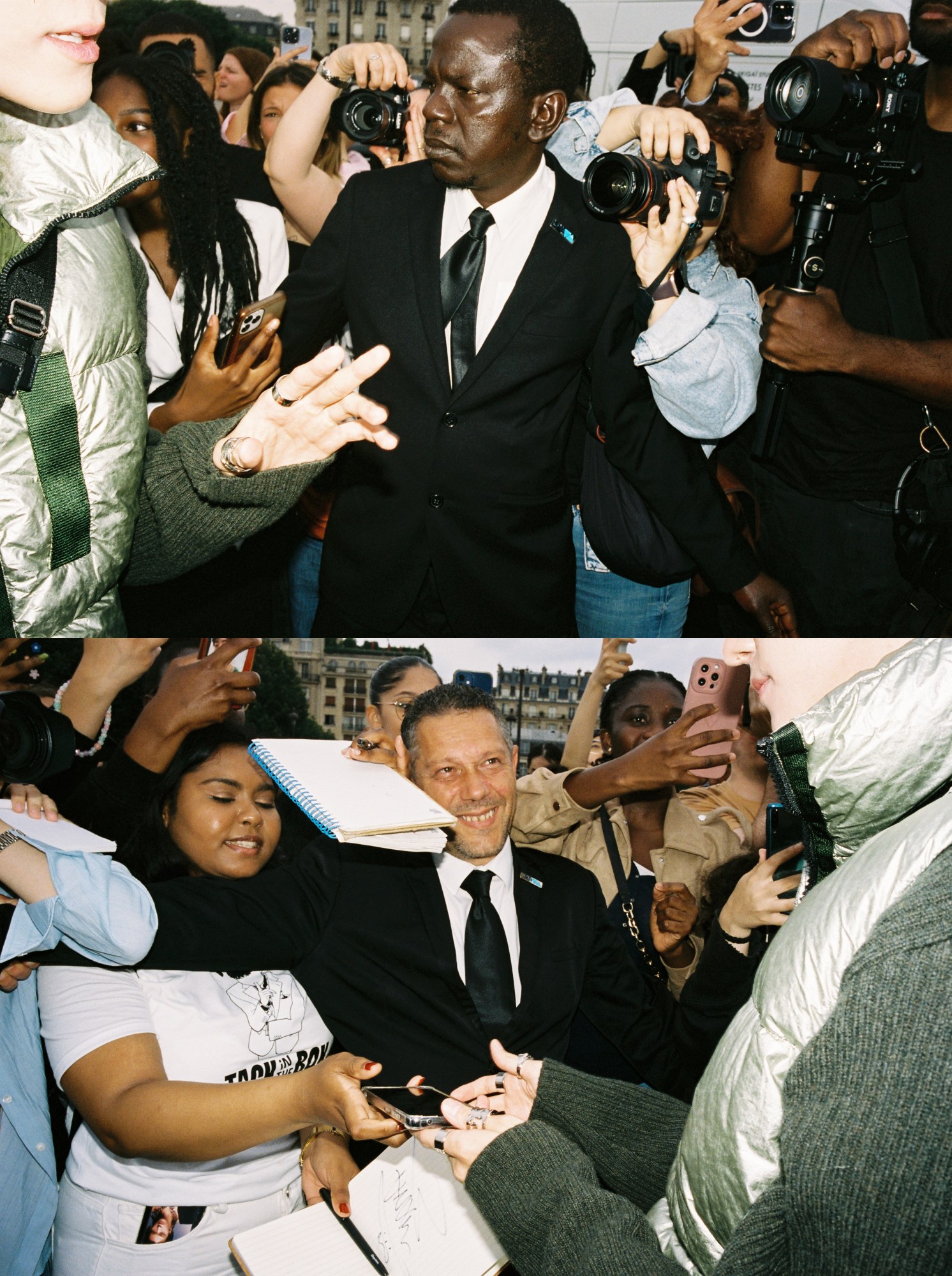 Photograph by Francesc Planes of security at Paris Fashion Week Men's SS24