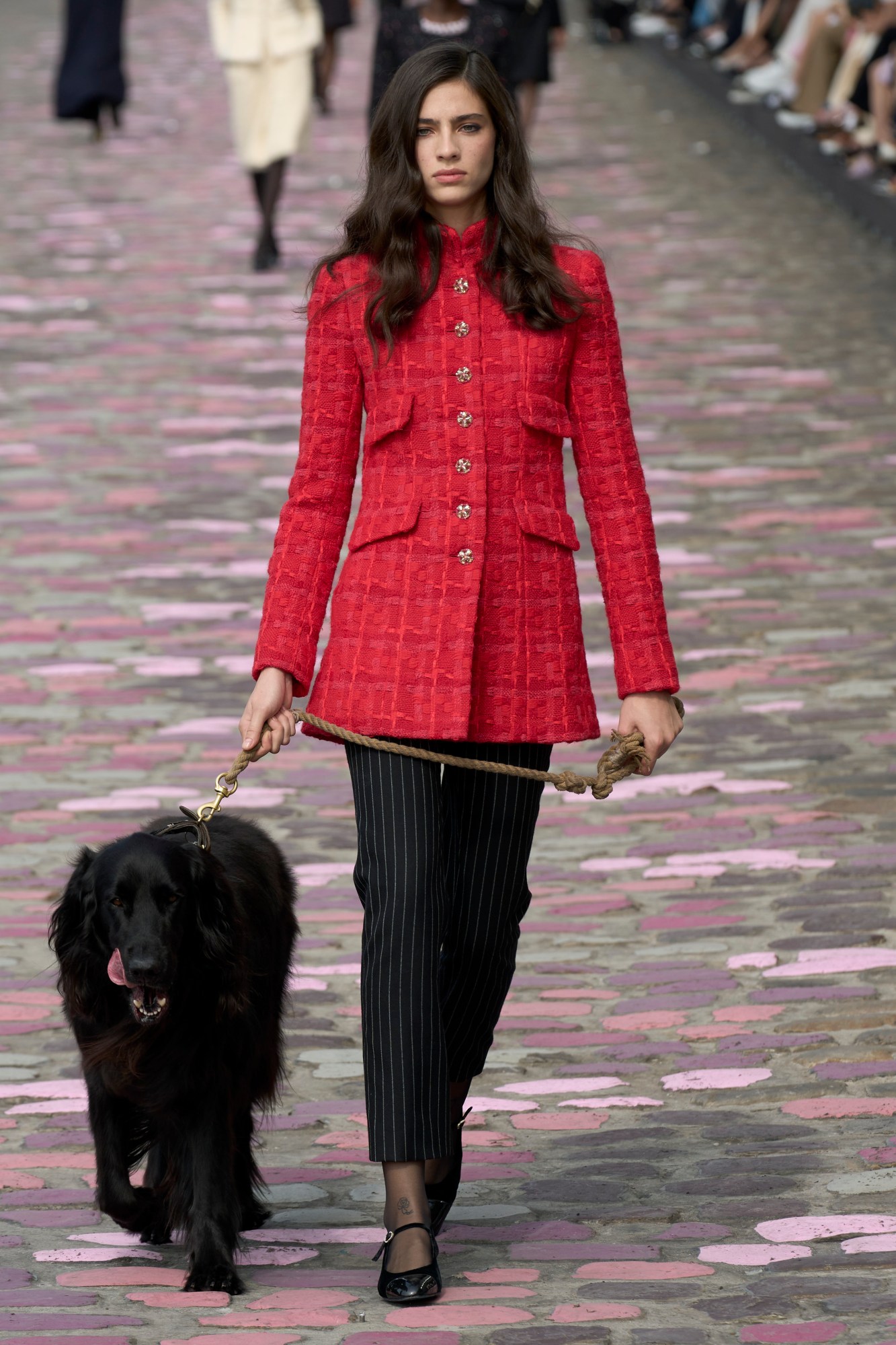 Model wearing Chanel at Haute Couture Fashion Week AW23 in Paris. Image from Spotlight.