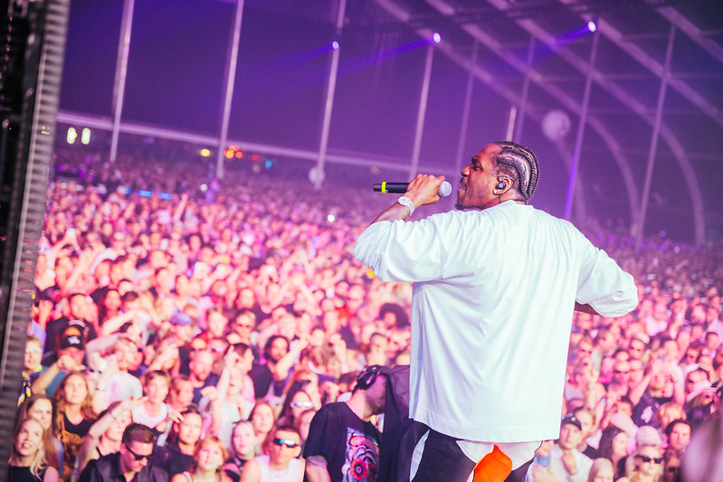 Pusha T performing at Flow Festival 2023 – Photograph by Samuli Vienola