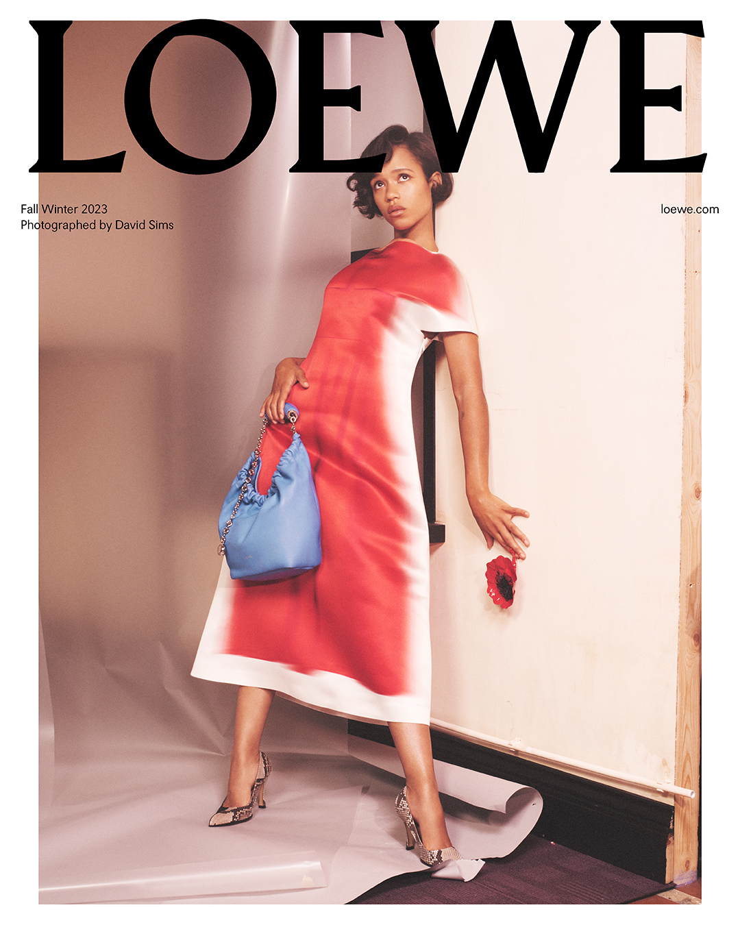 Taylor Russell in Loewe AW23 campaign by David Sims