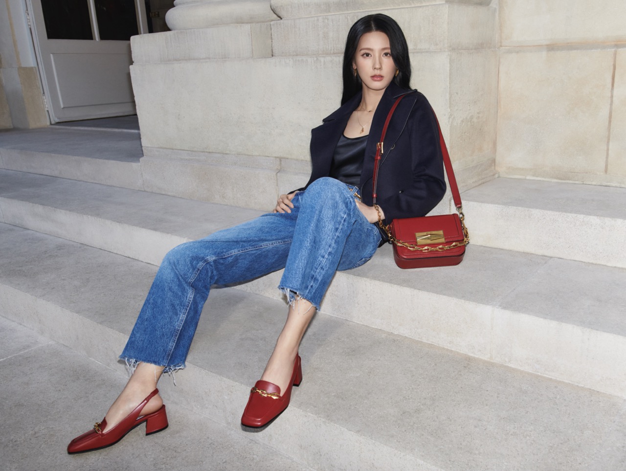 Mi-Yeon in Jimmy Choo AW23 campaign