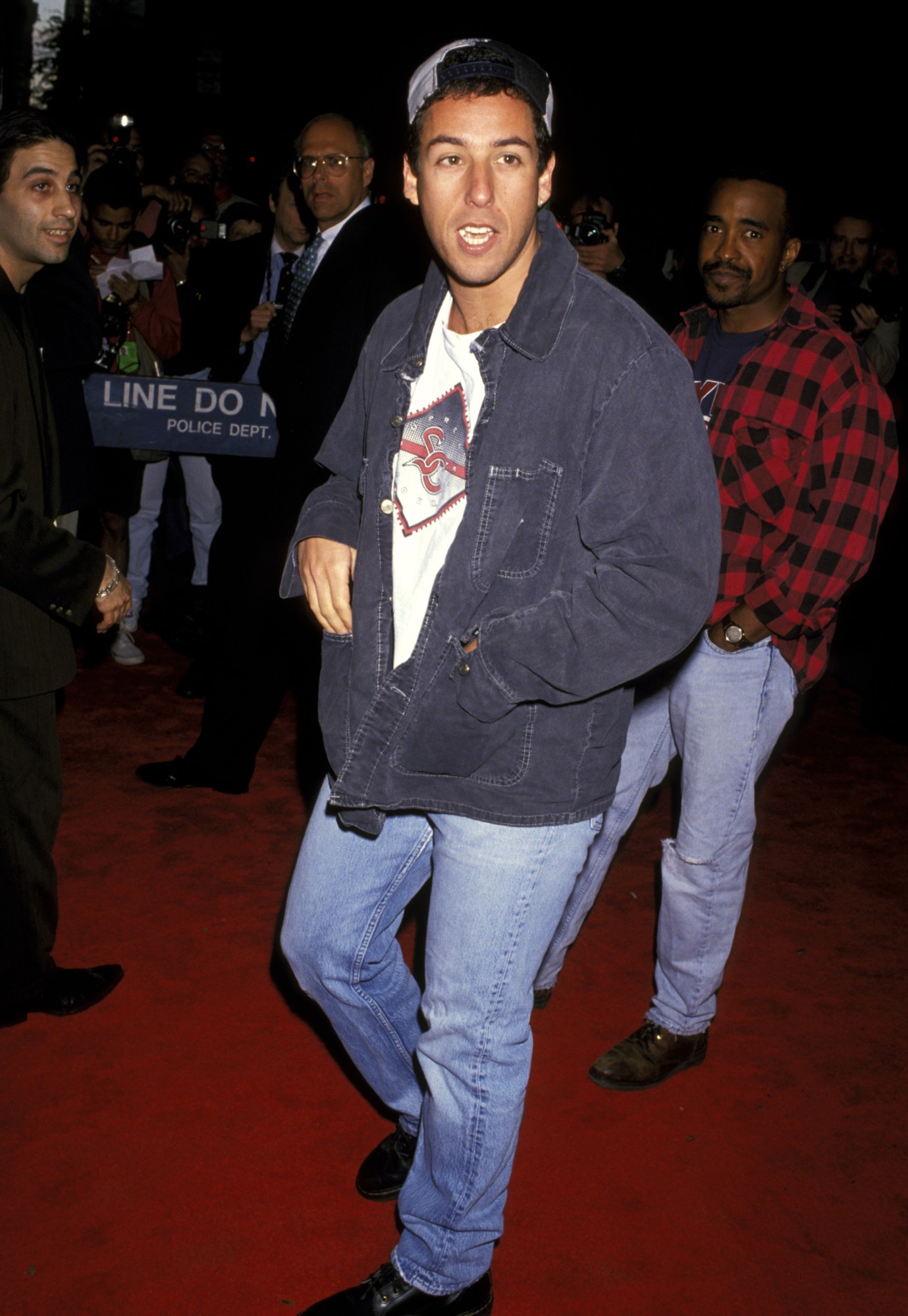 Adam Sandler at the ‘City Slickers II’ premiere in 1994