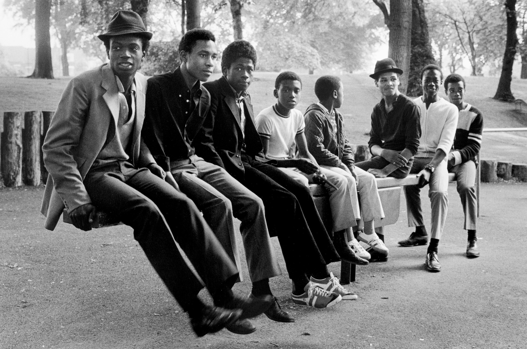 Vanley Burke, Young Men on See-Saw, Handsworth Park, Birmingham, 1984 © Vanley Burke.jpg