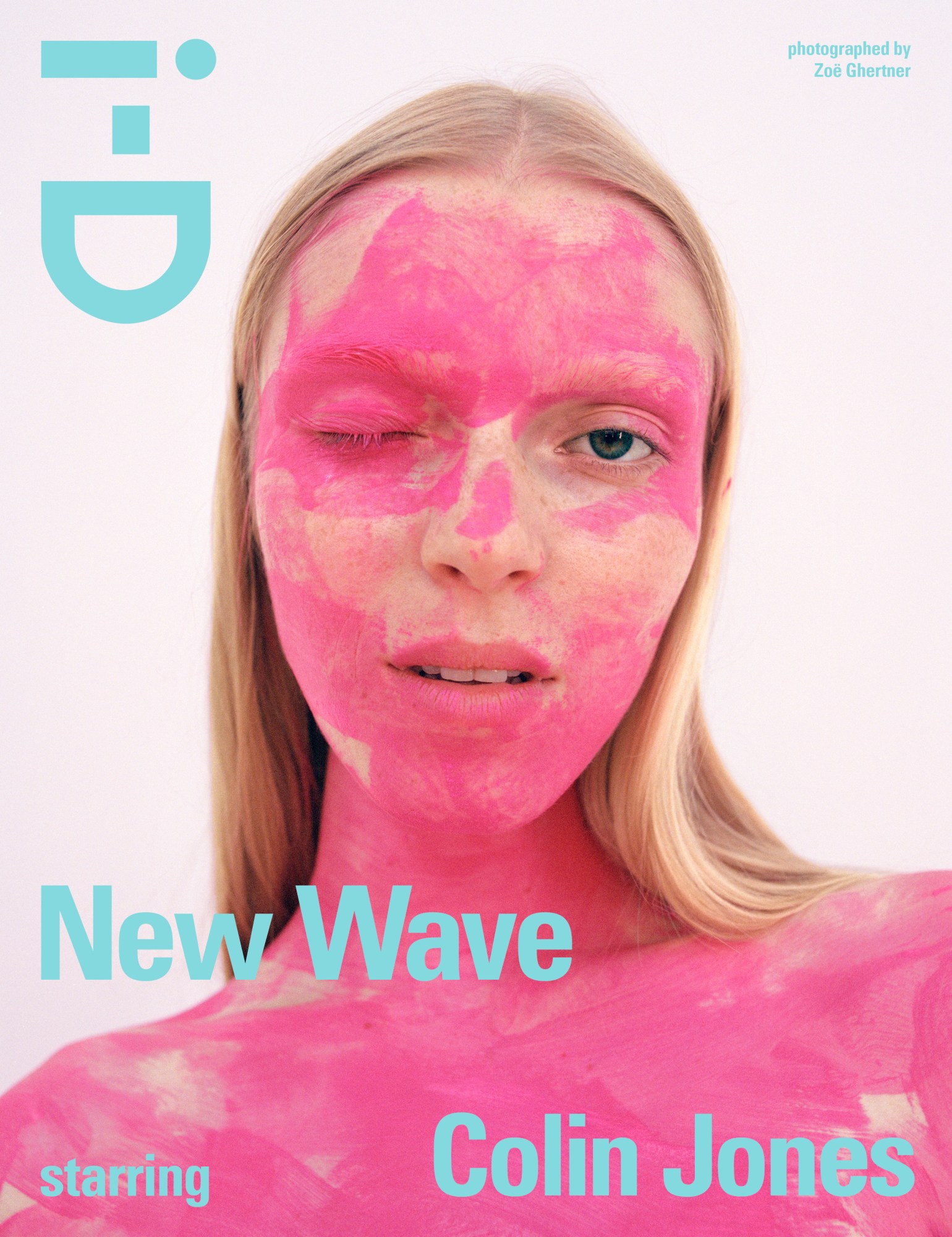 Colin Jones photographed by Zoe Ghertner on the cover of i-D’s The New Wave Issue, no. 373, Autumn 2023